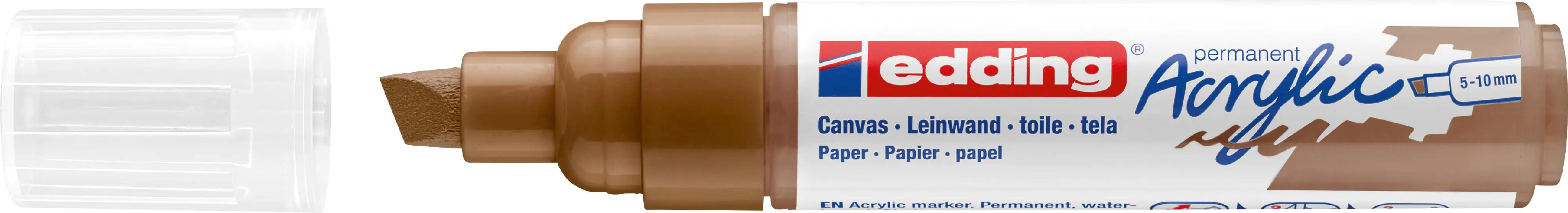 edding 5000 Acrylmarker breit haselnuss