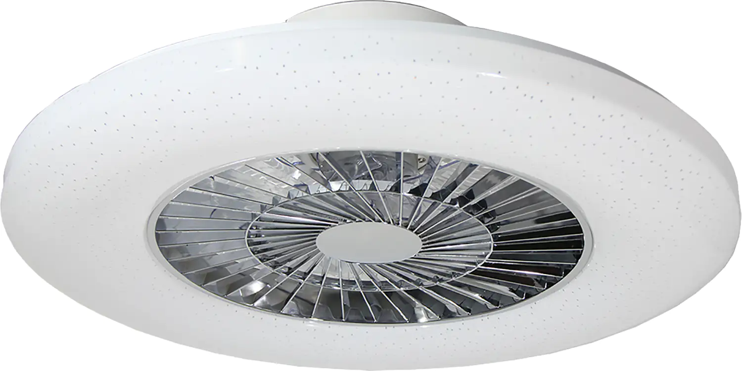 Primaster LED-Deckenleuchte Moorea 59 cm dimmbar mit Ventilator