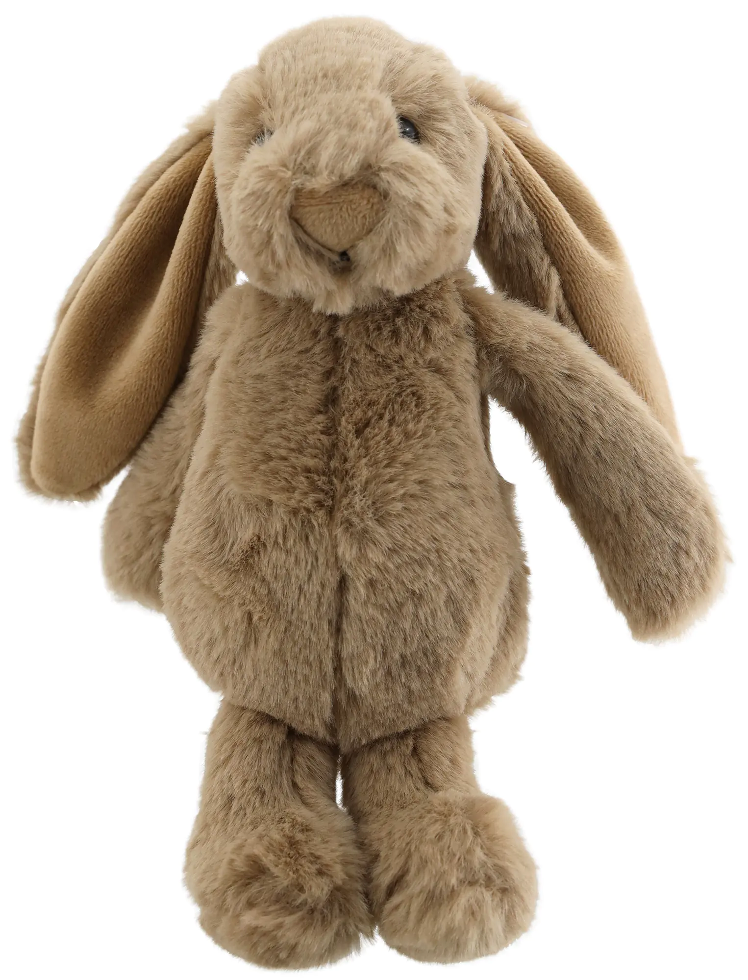 Kuscheltier Hase Plüsch 18 x 11 x 17 cm braun