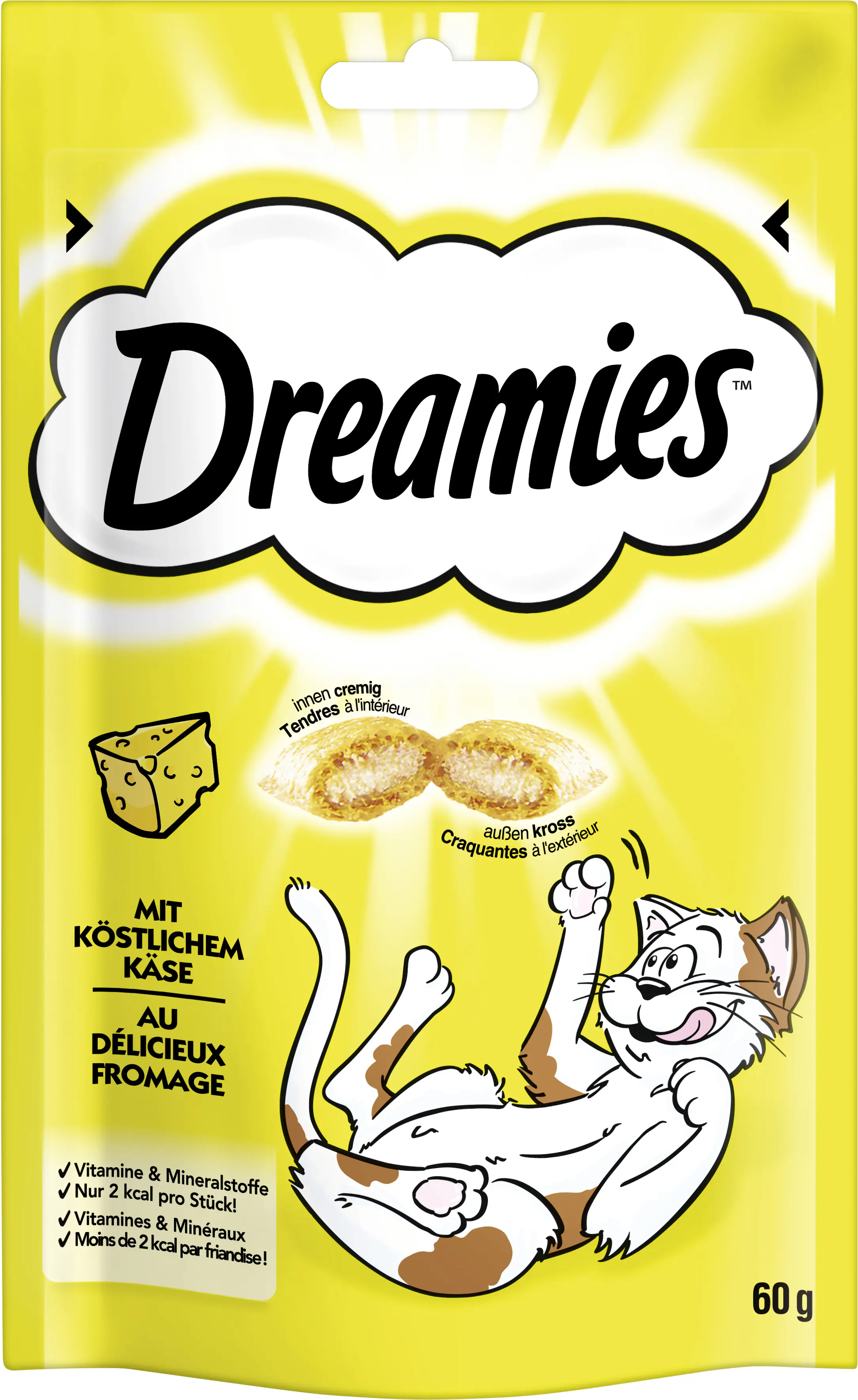 Dreamies Katzensnack Käse 60 g