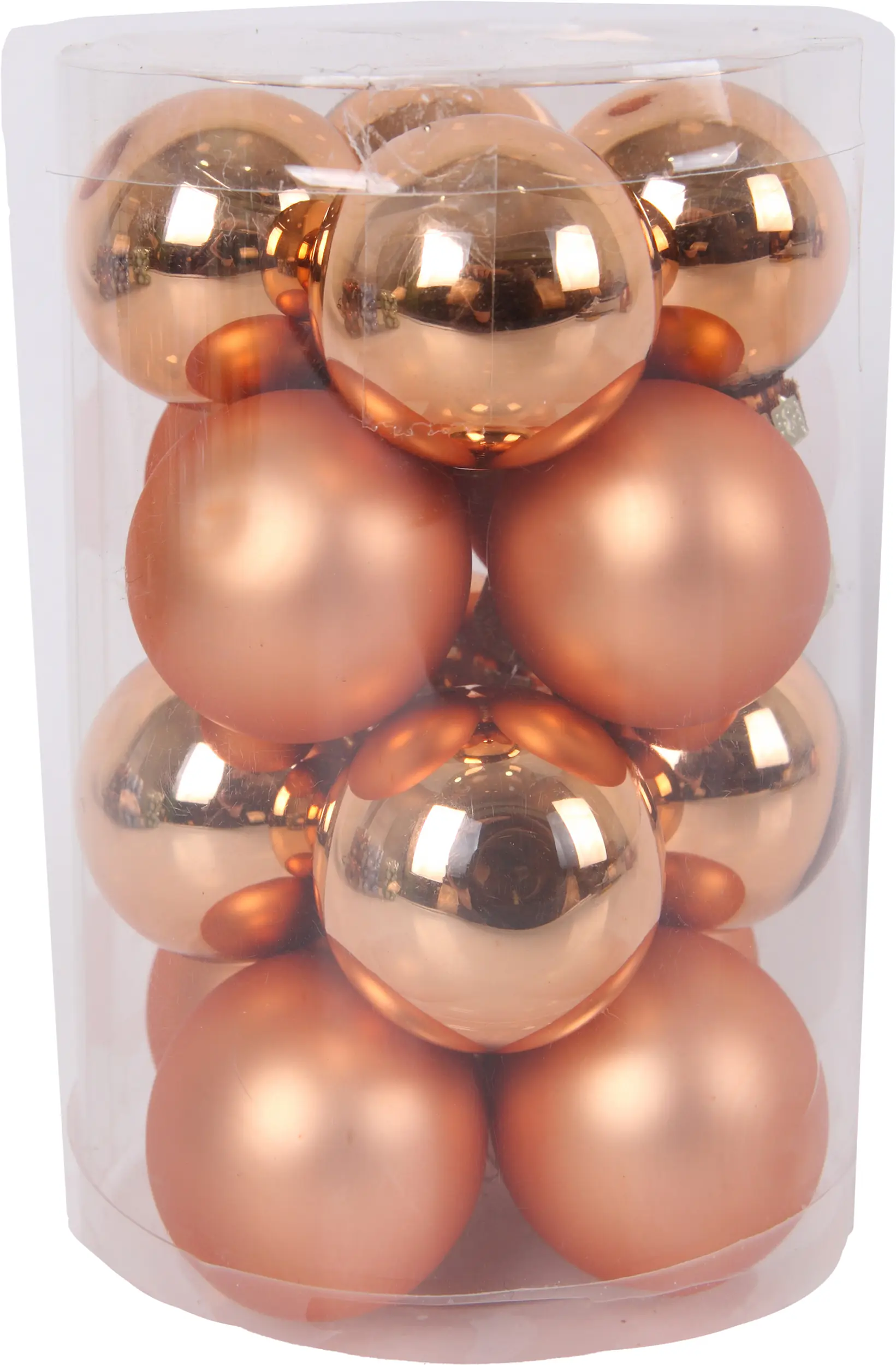 TrendLine Weihnachtskugeln aus Glas Ø 3,5 cm brandy-braun 16 Stück TrendLine Weihnachtskugeln aus Glas Ø 3,5 cm brandy-braun 16 Stück