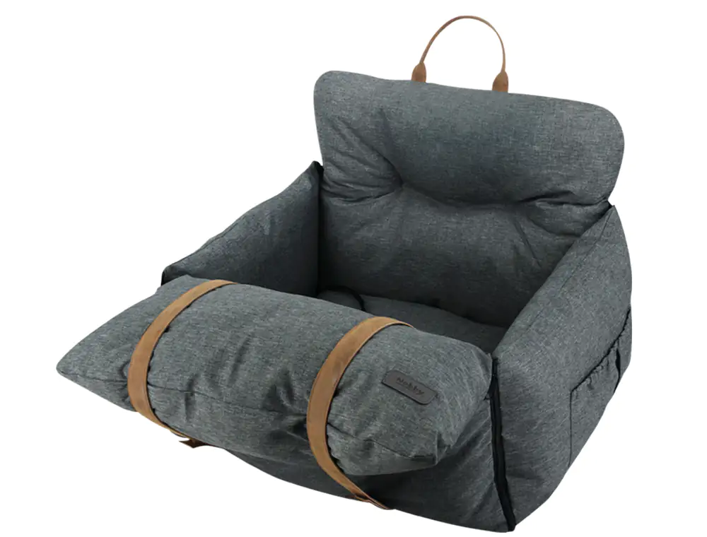 Nobby Hunde Autositz & Reisebett Bena grau