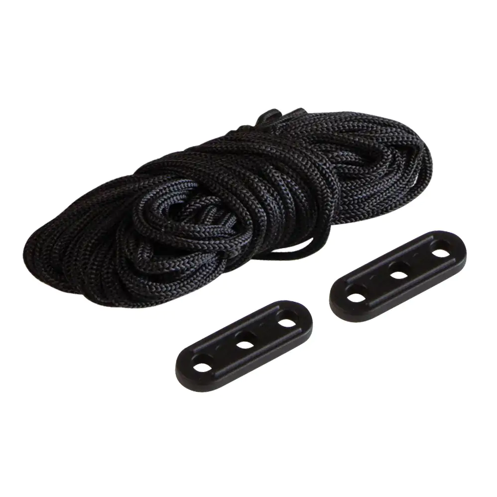 Windhager Befestigungsschnur variabel 6 x 2 m Schnüre + 12 Spanner schwarz