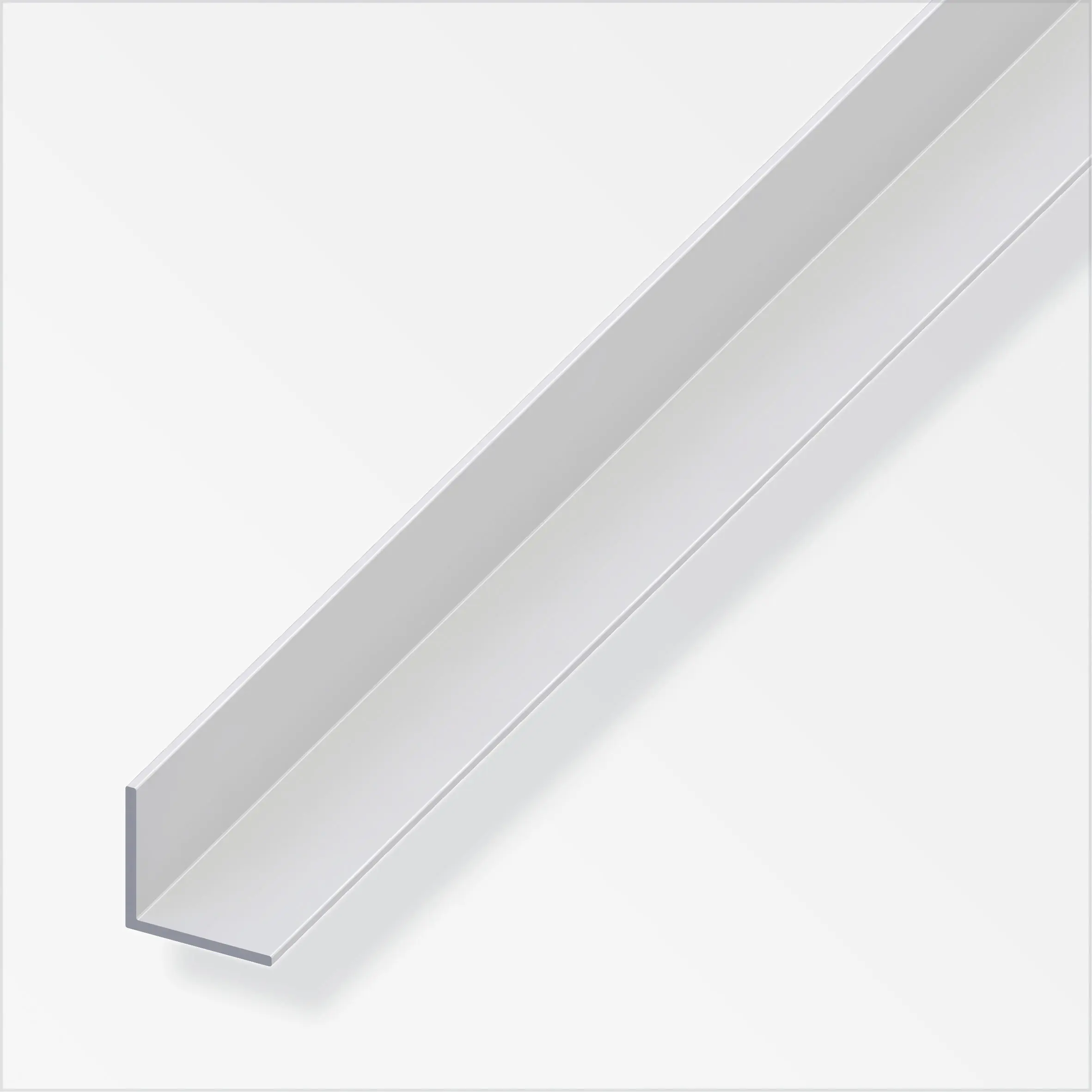 alfer Winkel 1 m, 10 x 10 mm Aluminium eloxiert silber alfer Winkel 1 m, 10 x 10 mm Aluminium eloxiert silber
