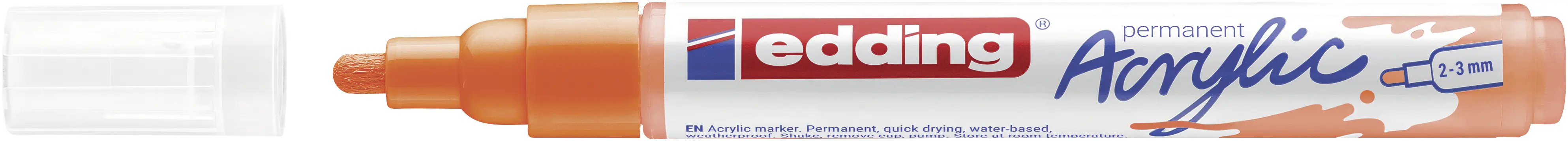 edding 5100 Acrylmarker medium neonorange 2 - 3 mm