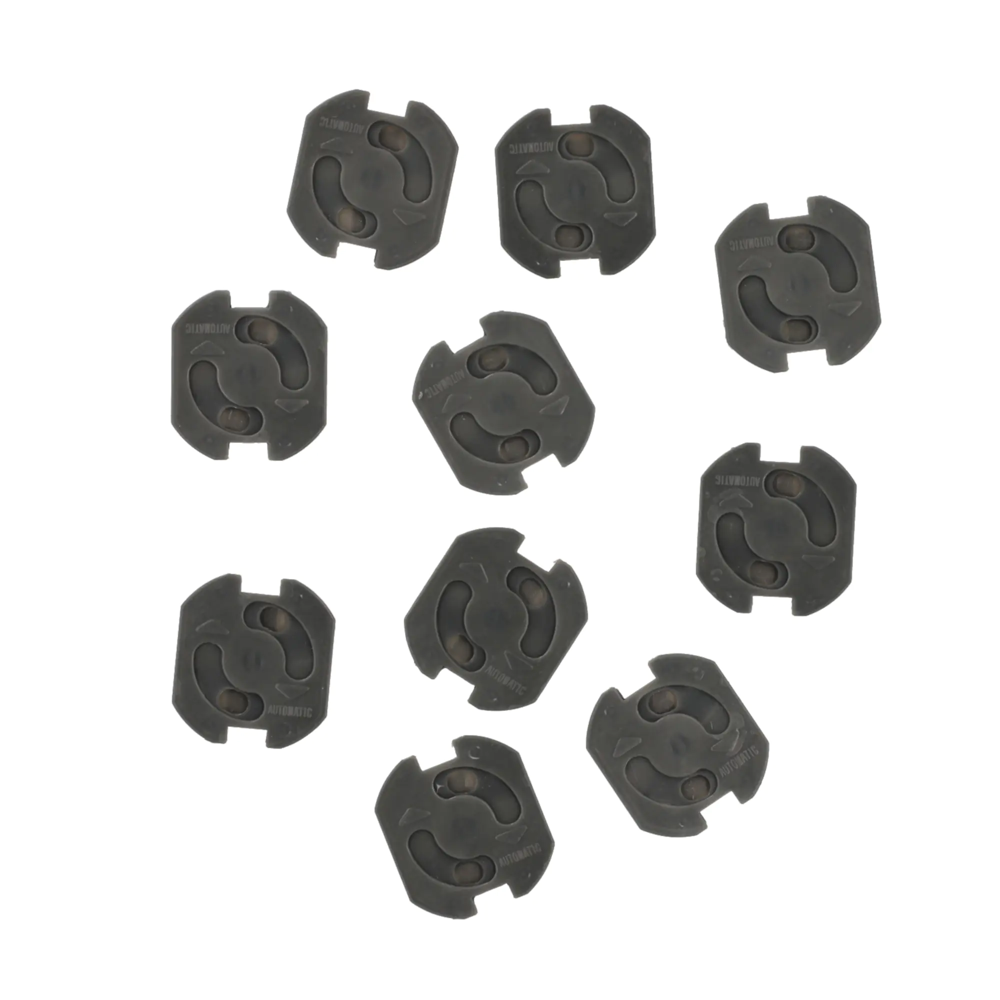 Unitec Steckdosenschutz Kindersicherung klebend anthrazit 10x Unitec Steckdosenschutz Kindersicherung klebend anthrazit 10x