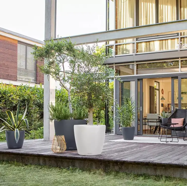 Lechuza Pflanzgefäß Classico Color 60 schiefergrau