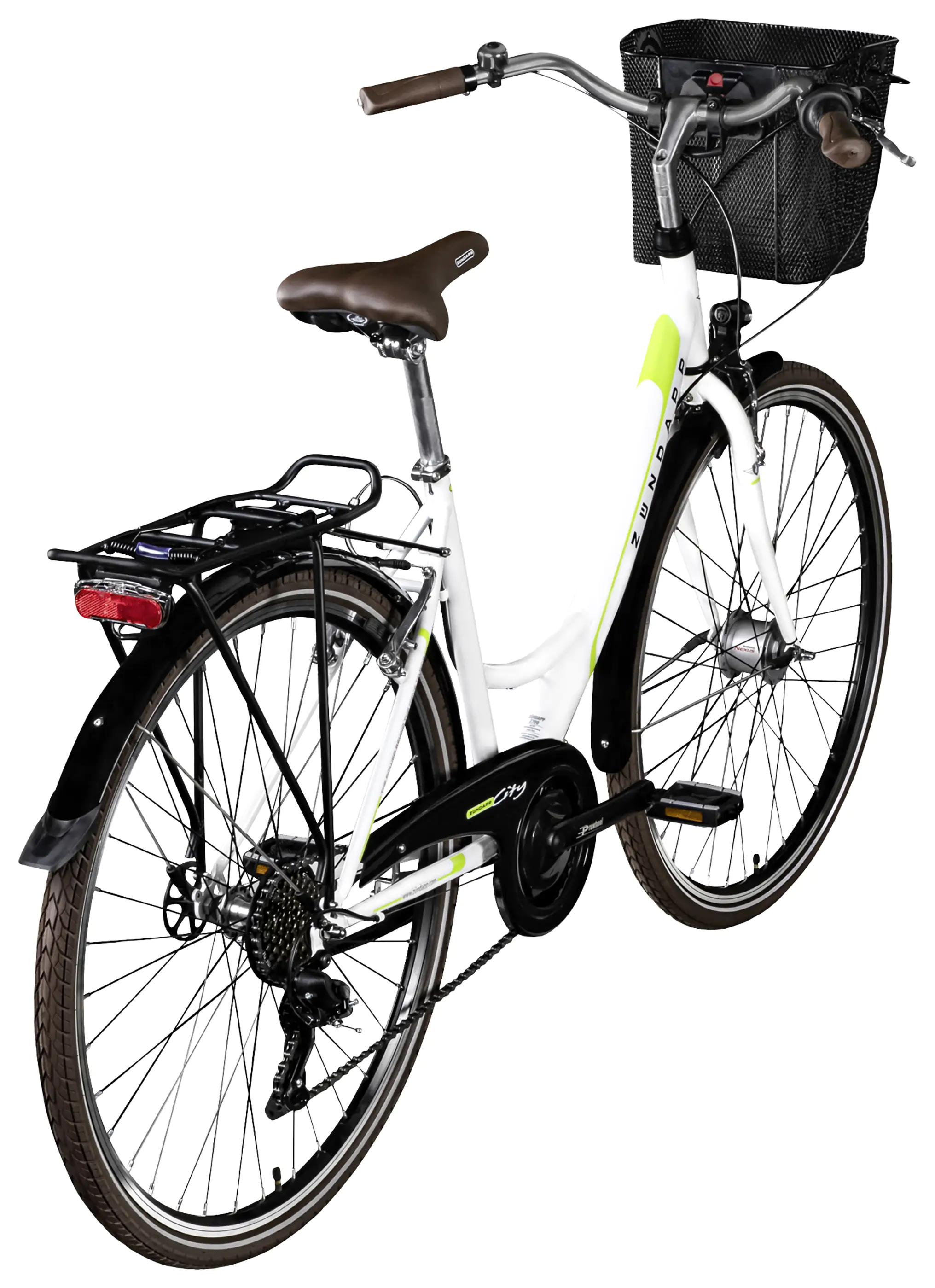 Zündapp Cityrad Z700 Damen 28 Zoll RH 46cm 6-Gang weiß grün Zündapp Cityrad Z700 Damen 28 Zoll RH 46cm 6-Gang weiß grün