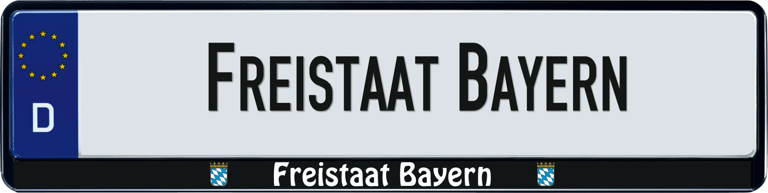 Hermann Schütz Design Kennzeichenrahmen Bundesland Freistaat Bayern