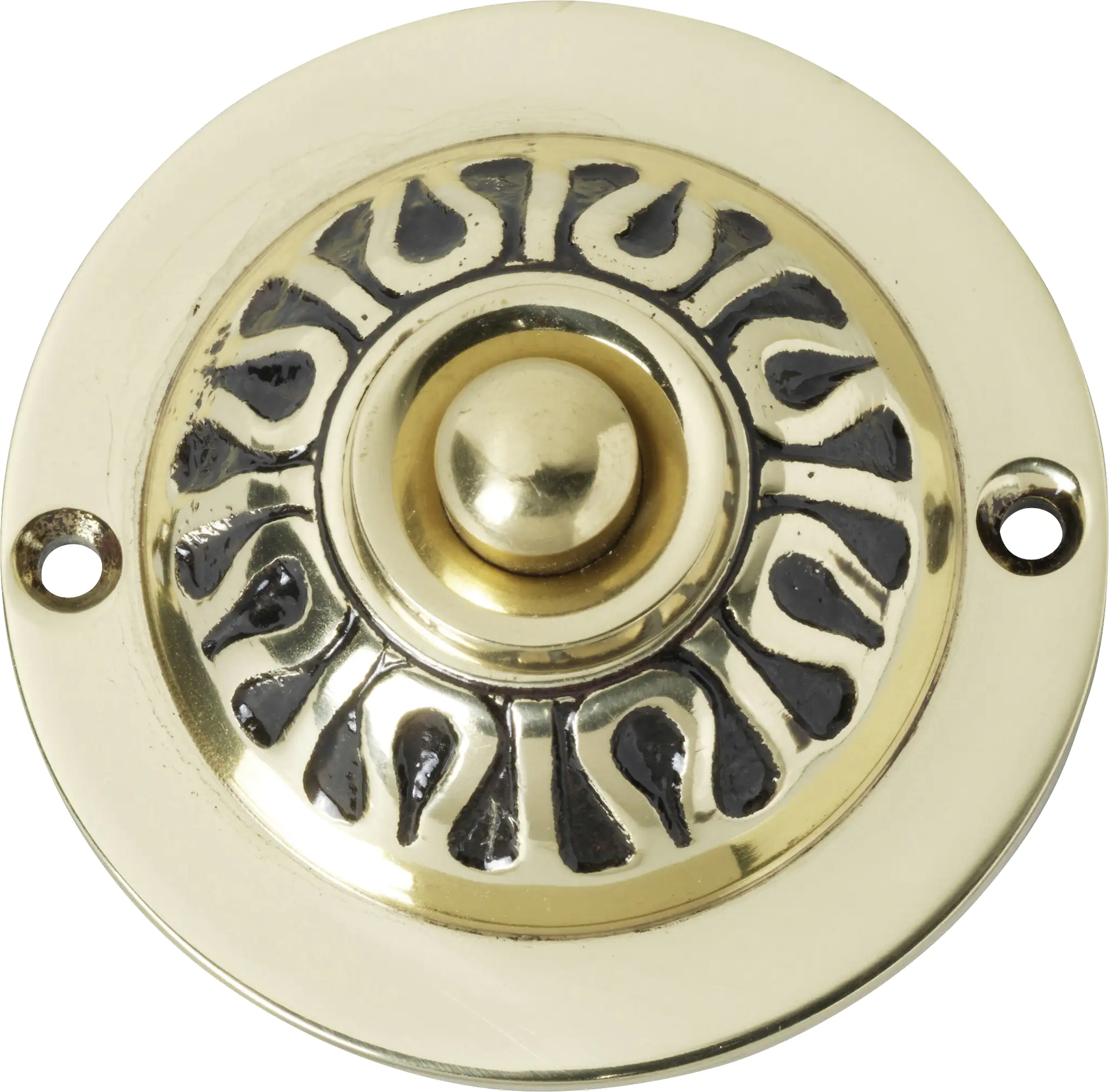 Heidemann Klingeltaster Virgo Messing- poliert