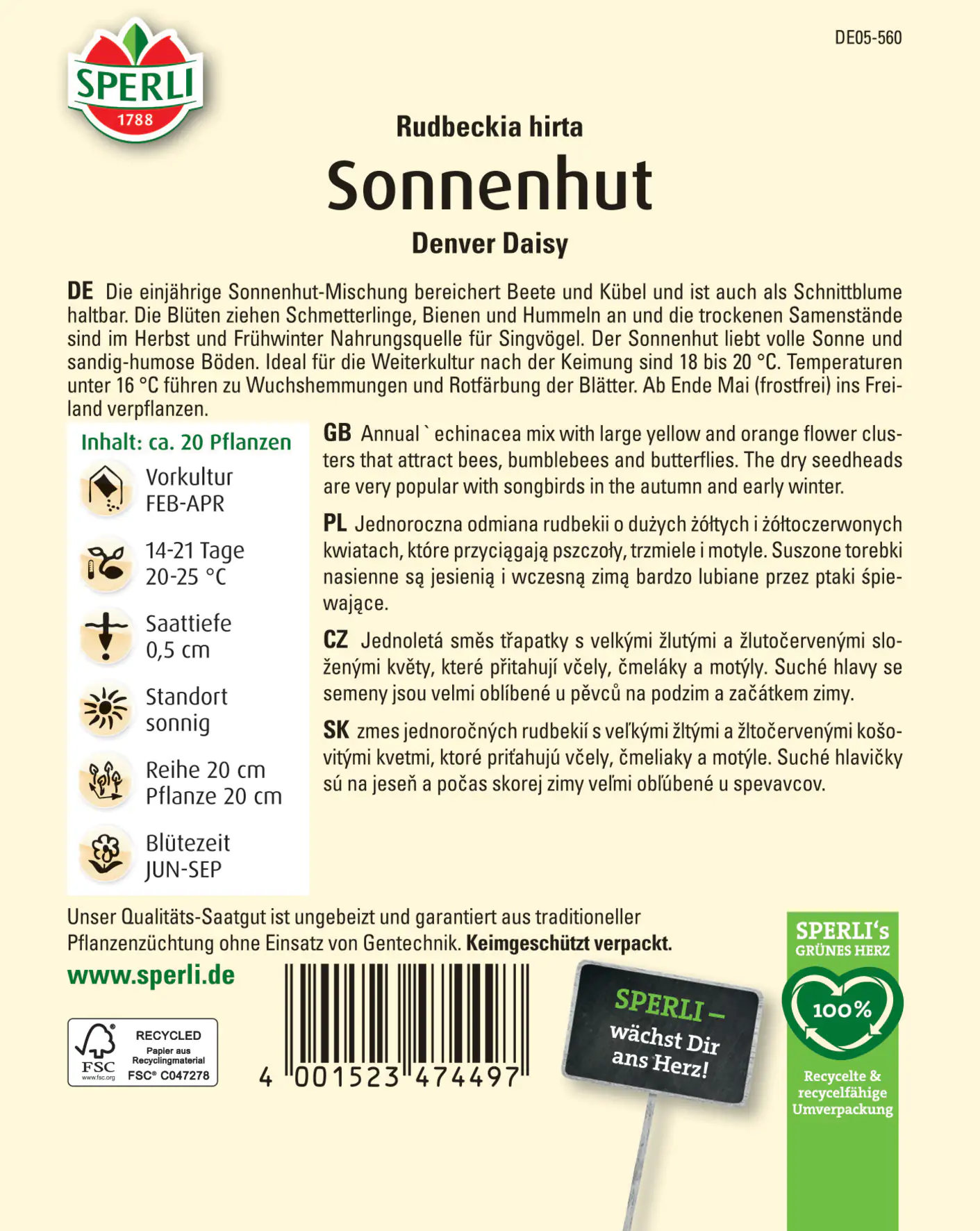 Sperli Sonnenhut Denver Daisy