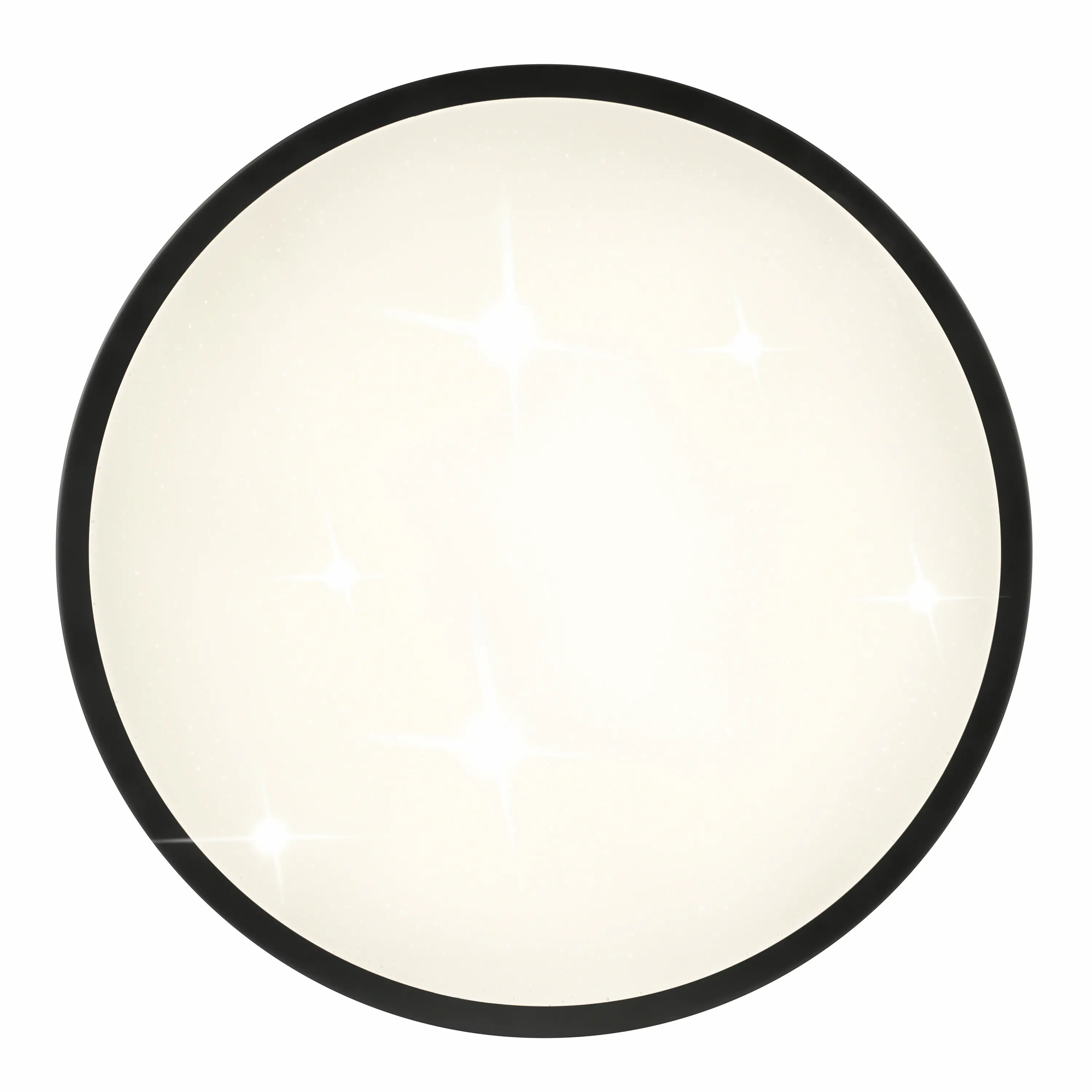 Brilliant LED Deckenleuchte Slimline Starry Ø 39 x 6,5 neutralweiß schwarz-weiß