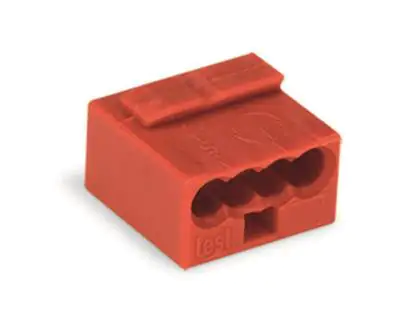 Wago Micro Steckklemme Anzahl Leiter: 4, 0,5 - 0,8 mm², 10 Stück
