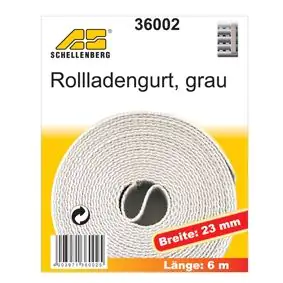 Schellenberg Rollladengurt grau Breite 23 mm - Länge 6 m