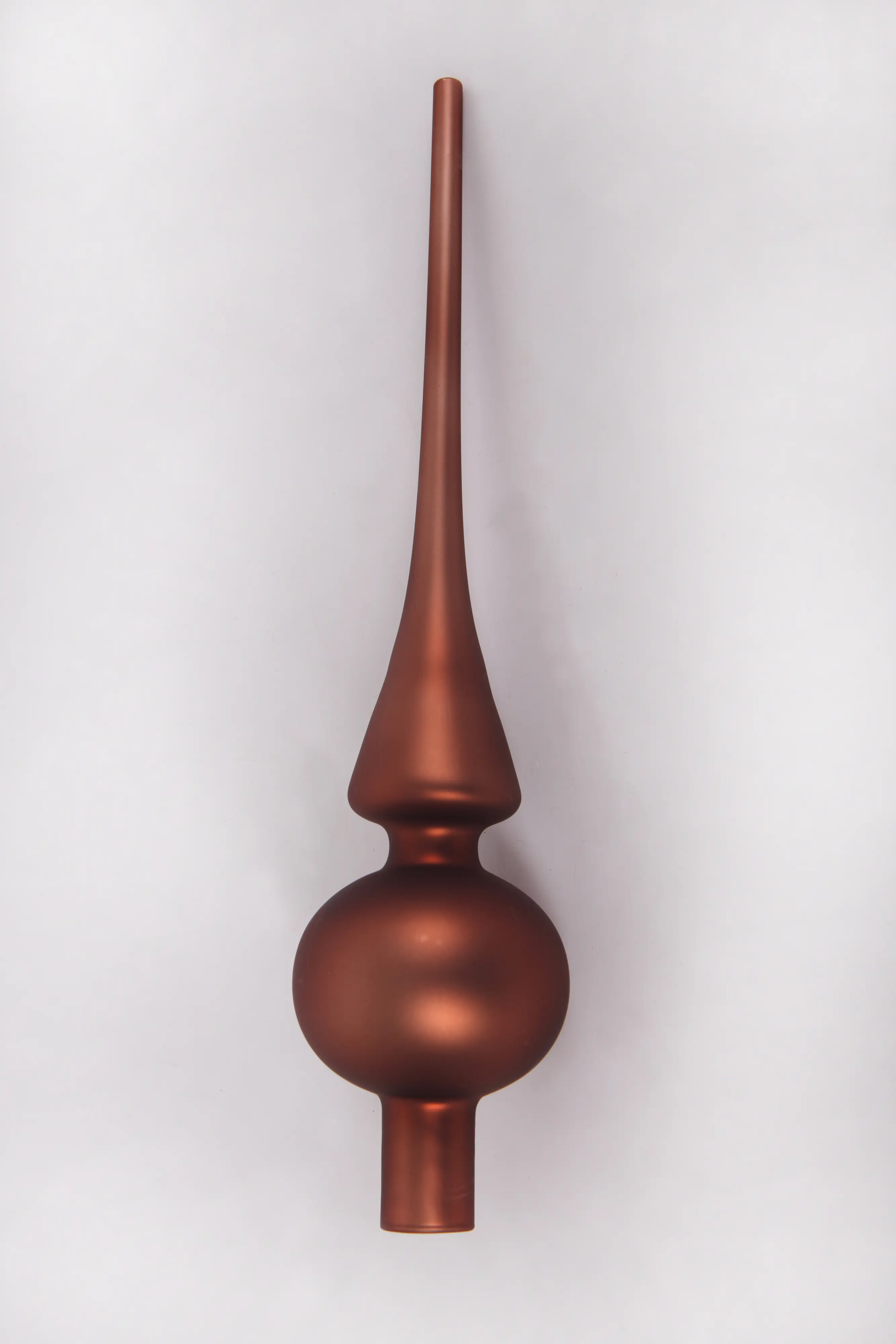 TrendLine Christbaumspitze aus Glas 26 cm espresso matt TrendLine Christbaumspitze aus Glas 26 cm espresso matt