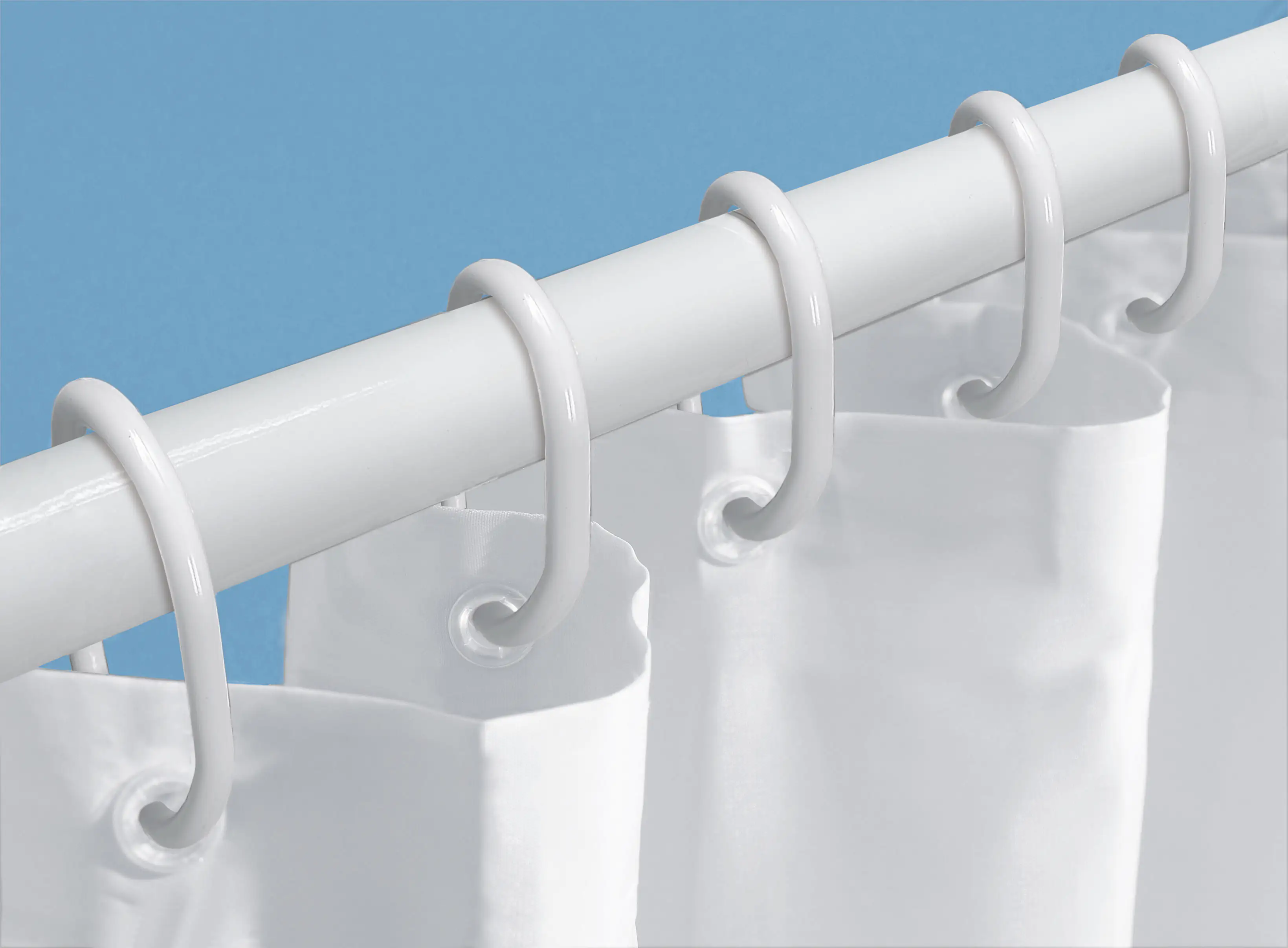 4004478124219_2 Kleine Wolke Duschvorhang-Set weiß