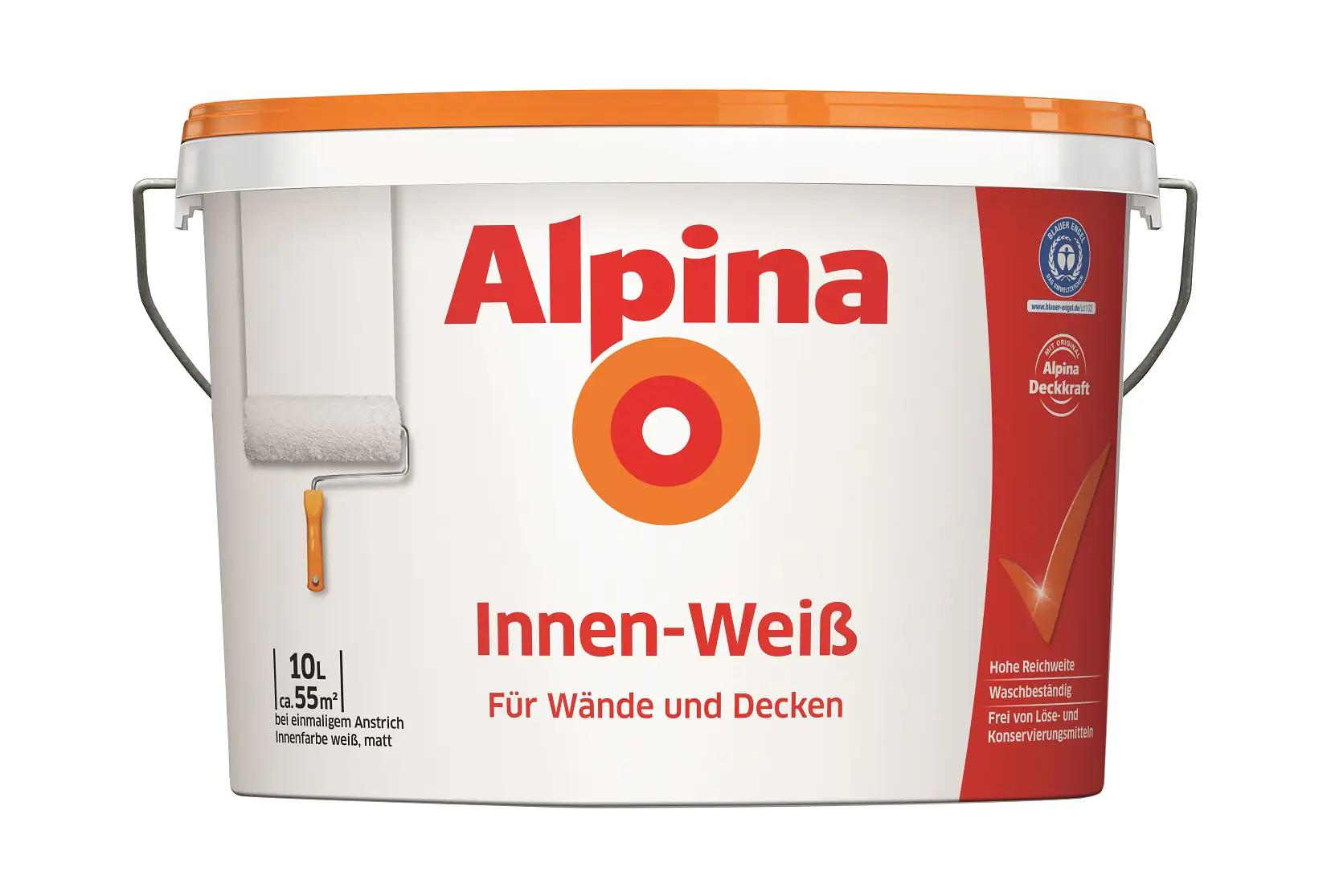 Alpina Wandfarbe Innenweiß 10 L weiß matt Alpina Wandfarbe Innenweiß 10 L weiß matt