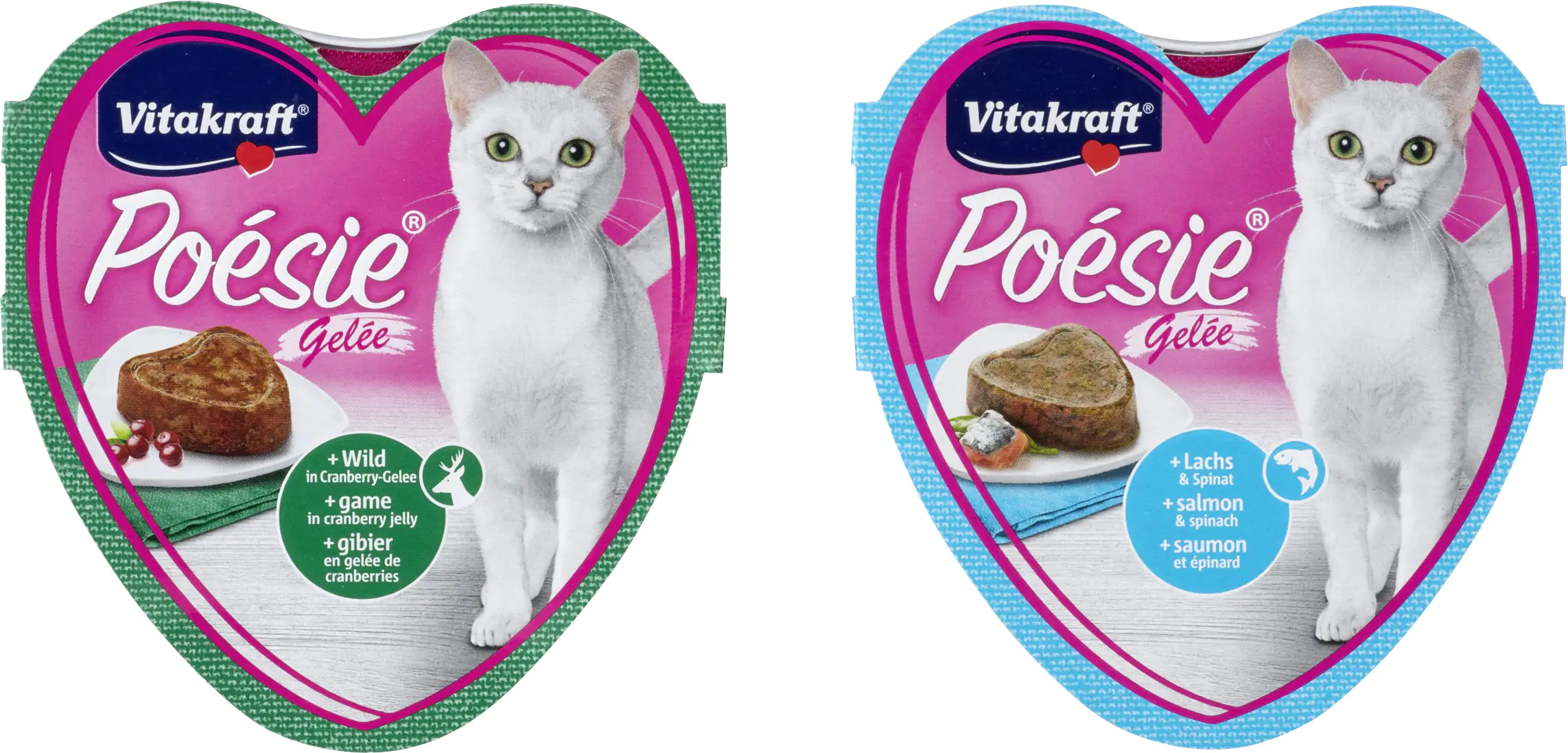 Vitakraft Poésie Katzenfutter Gelée Wild & Lachs 6 x 85 g Vitakraft Poésie Katzenfutter Gelée Wild & Lachs 6 x 85 g