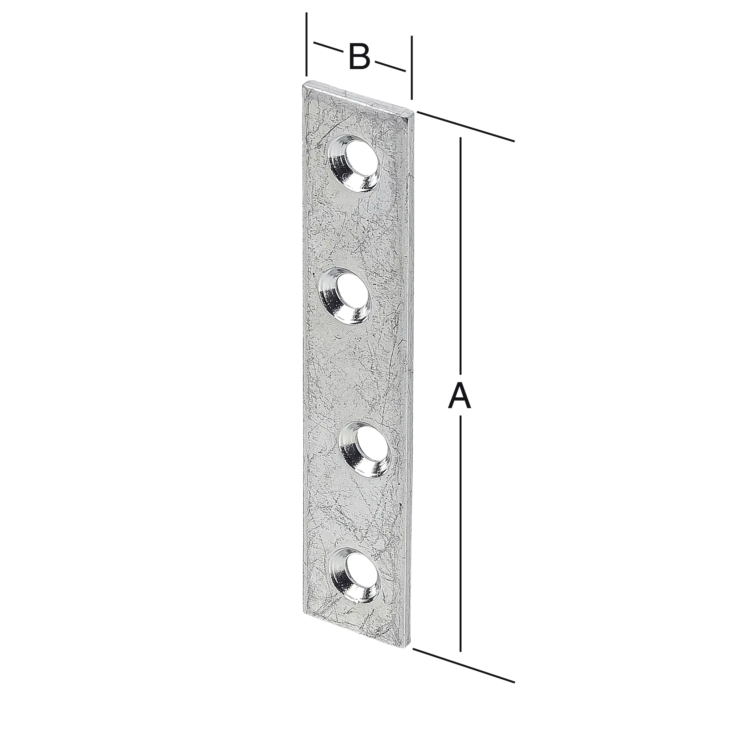 Vormann Verbindungsbleche verzinkt 60 x 15 mm