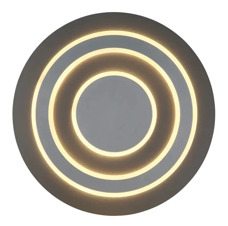 Globo Deckenleuchte Jayden 48 x 5,2 cm Ø x H anthrazit gebürstet warmweiß