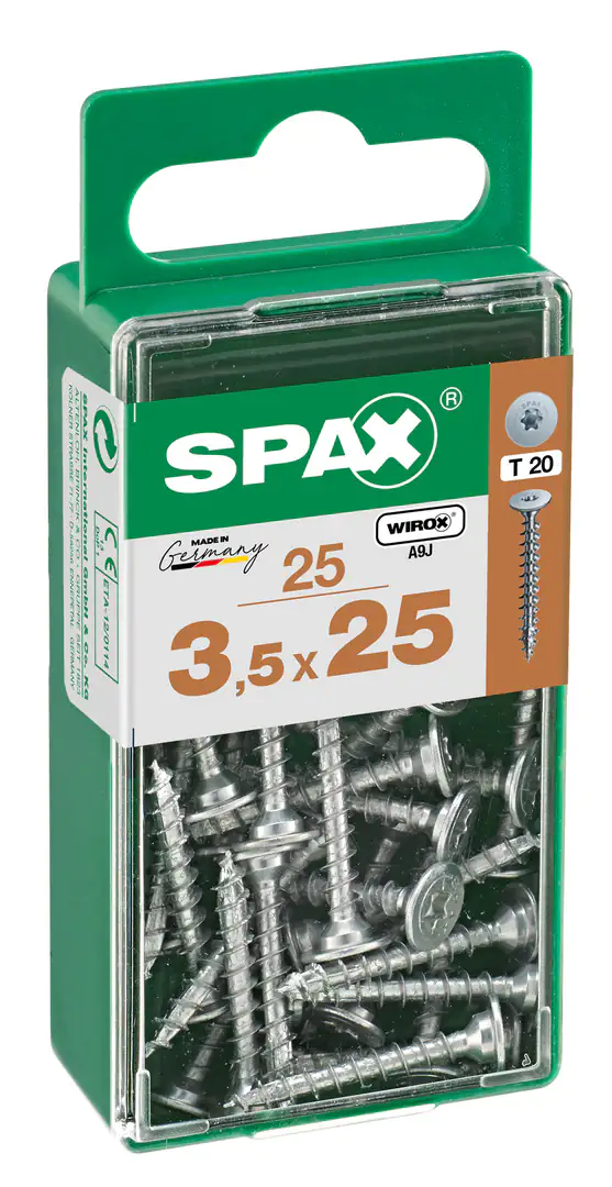 Spax Möbelbauschrauben 3.5 x 25 mm TX 20 - 25 Stk.