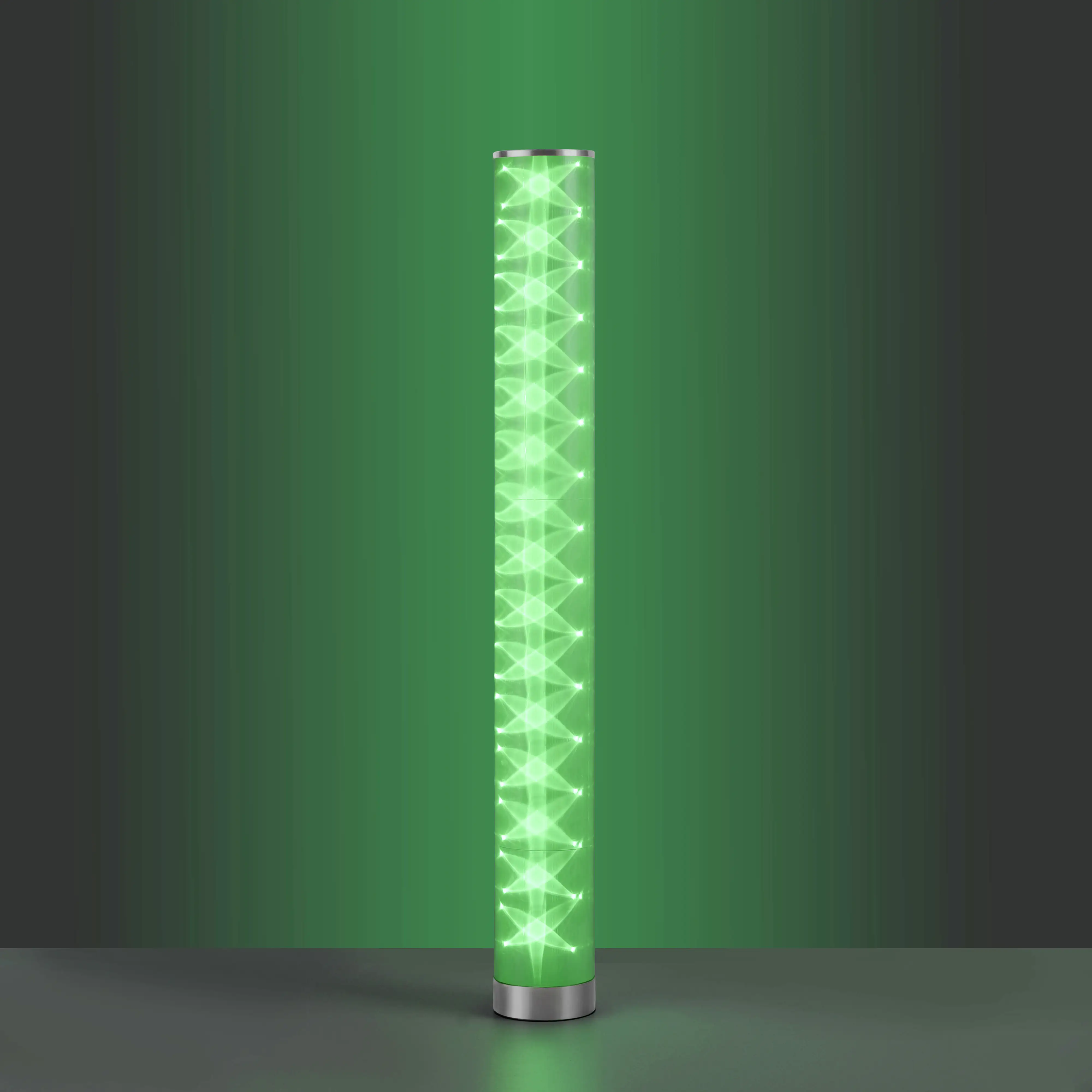 JustLight LED Stehleuchte Bingo Säule chrom