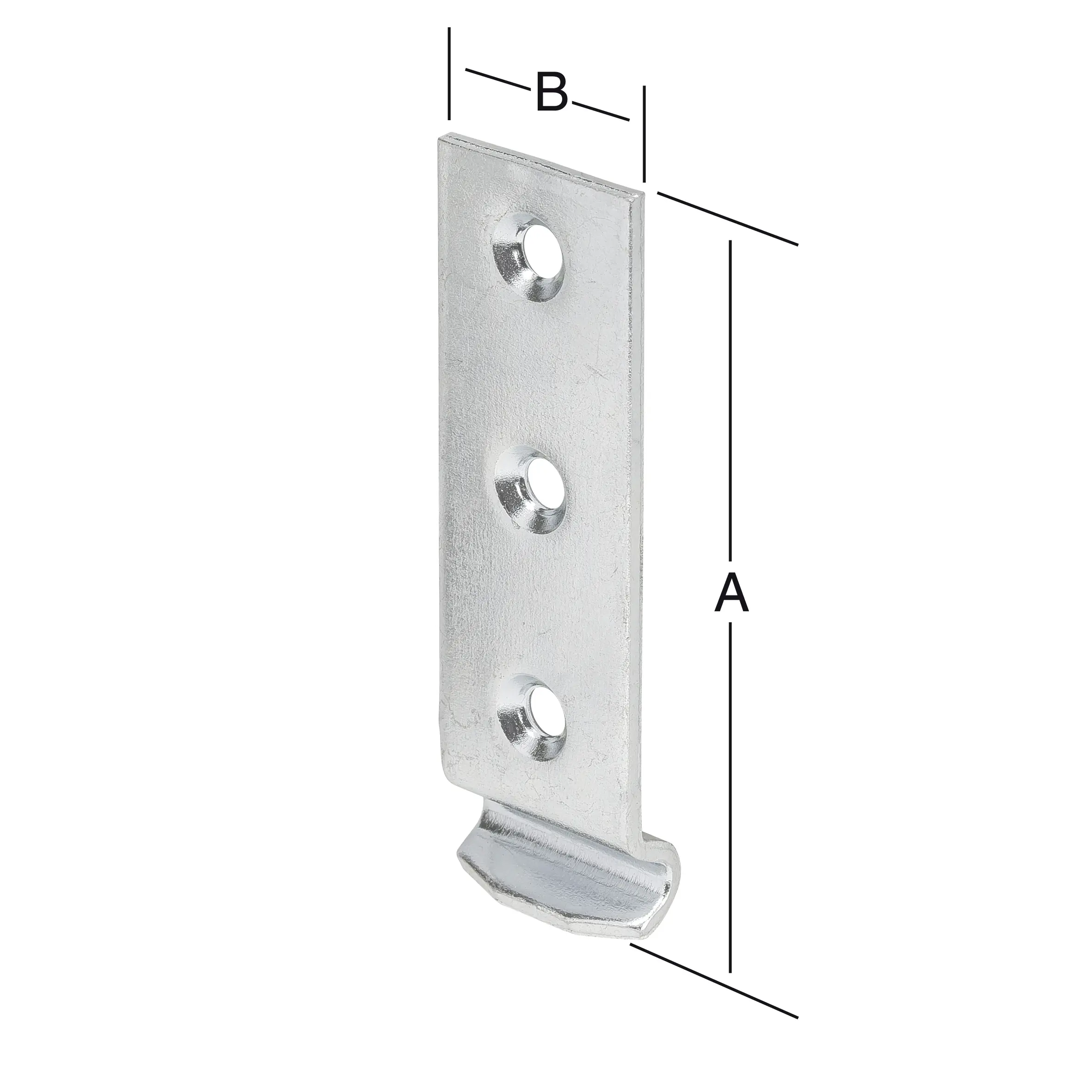 Vormann Schließhaken verzinkt 48 x 18 mm