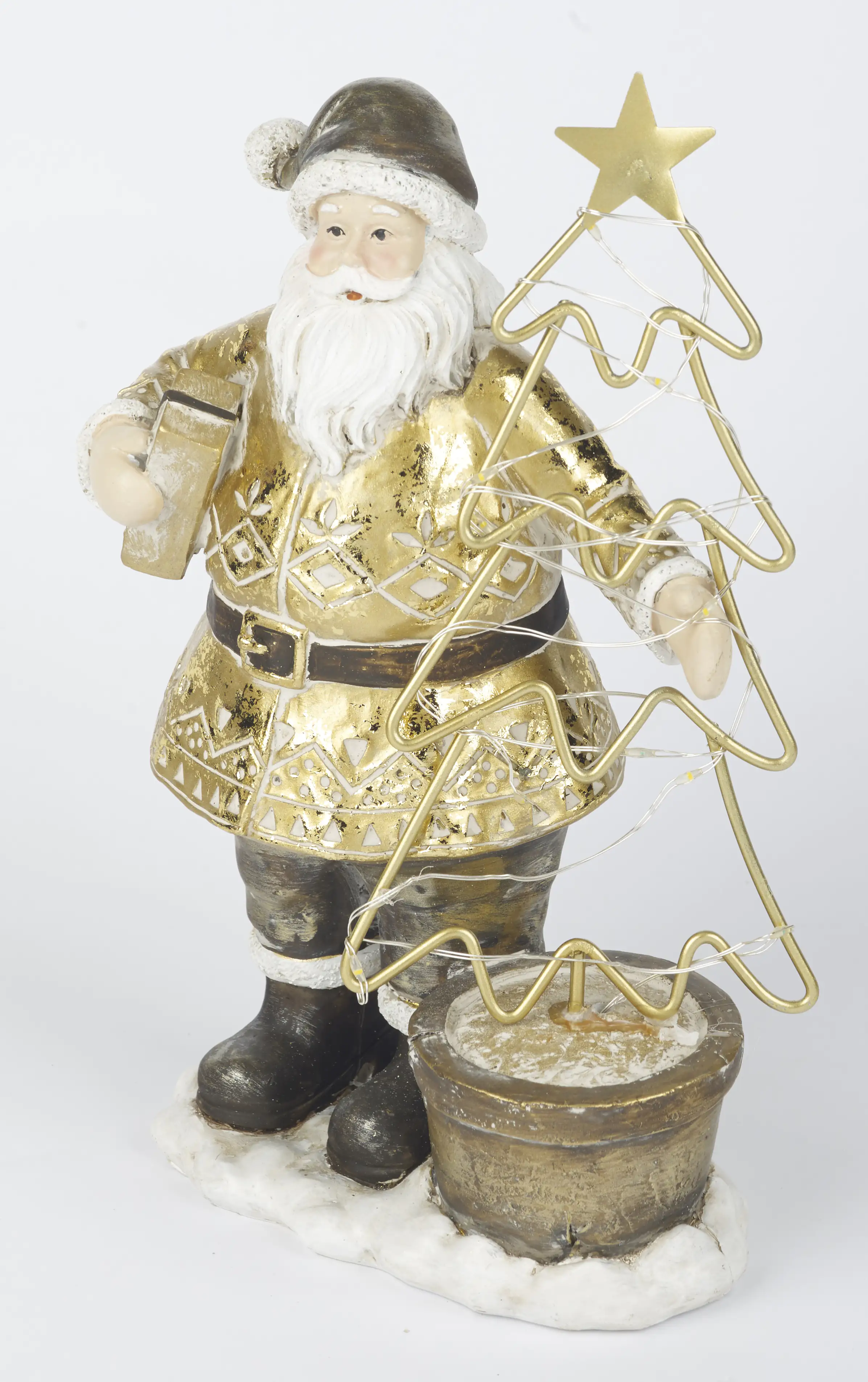 TrendLine Dekofigur Weihnachtsmann 22 cm