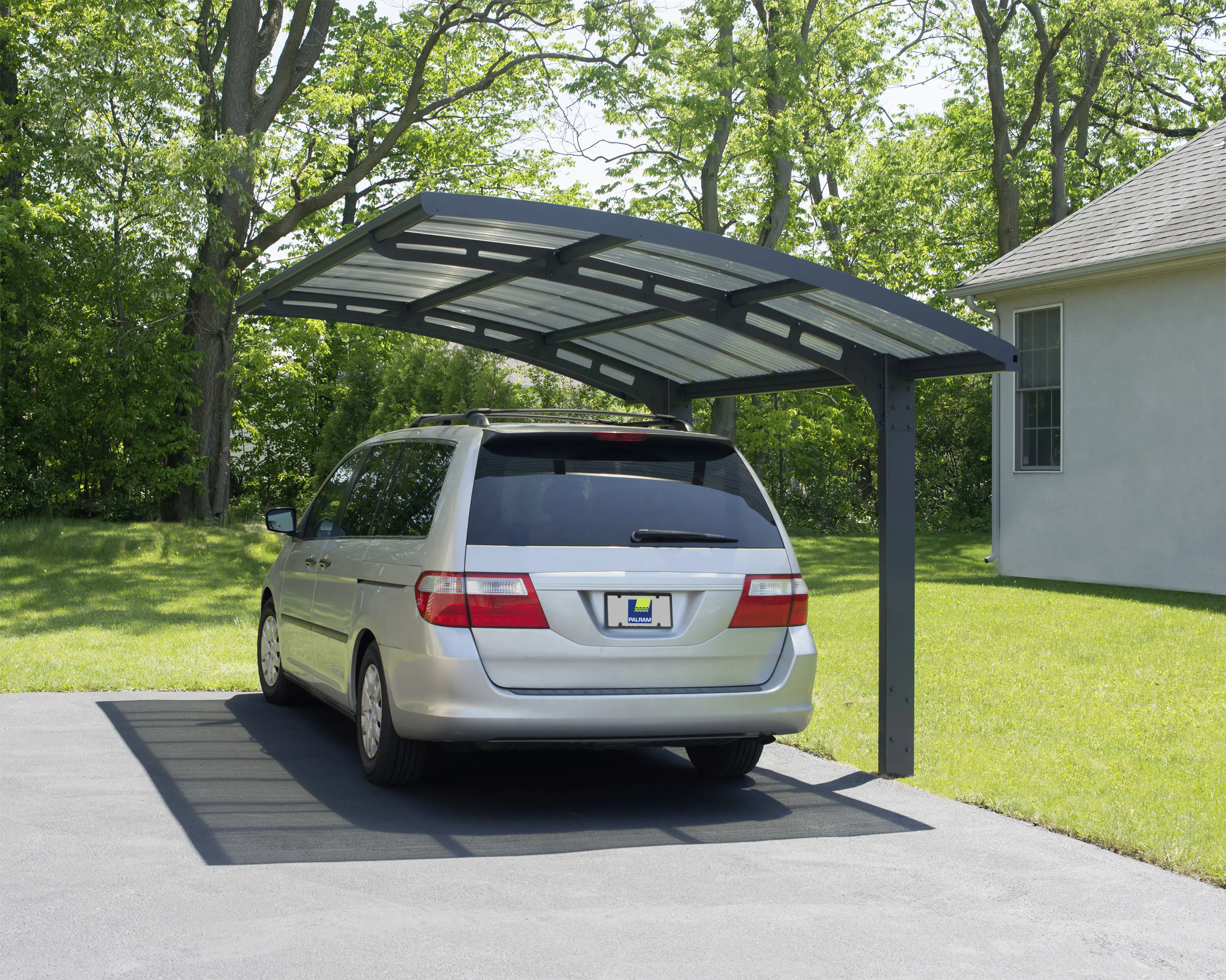Canopia Carport Arizona Wave 5000 Grau Alu 495 x 289 cm Canopia Carport Arizona Wave 5000 Grau Alu 495 x 289 cm
