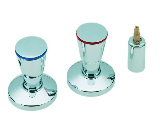 Ventil-Aufputzset zu WG-TEC Montageblock verchromt