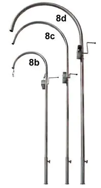 Schneider Grillgalgen Rondo Höhe 150 cm ohne Grillrost und Aufhängung