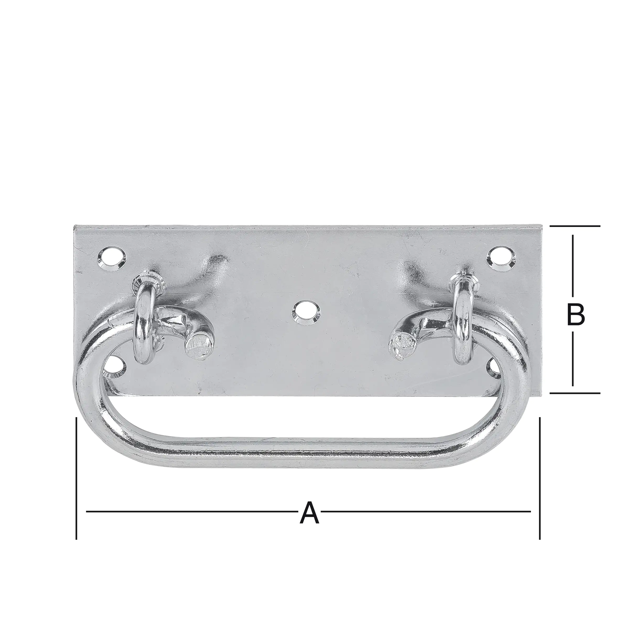 Vormann Kistengriffe verzinkt 108 x 45 mm