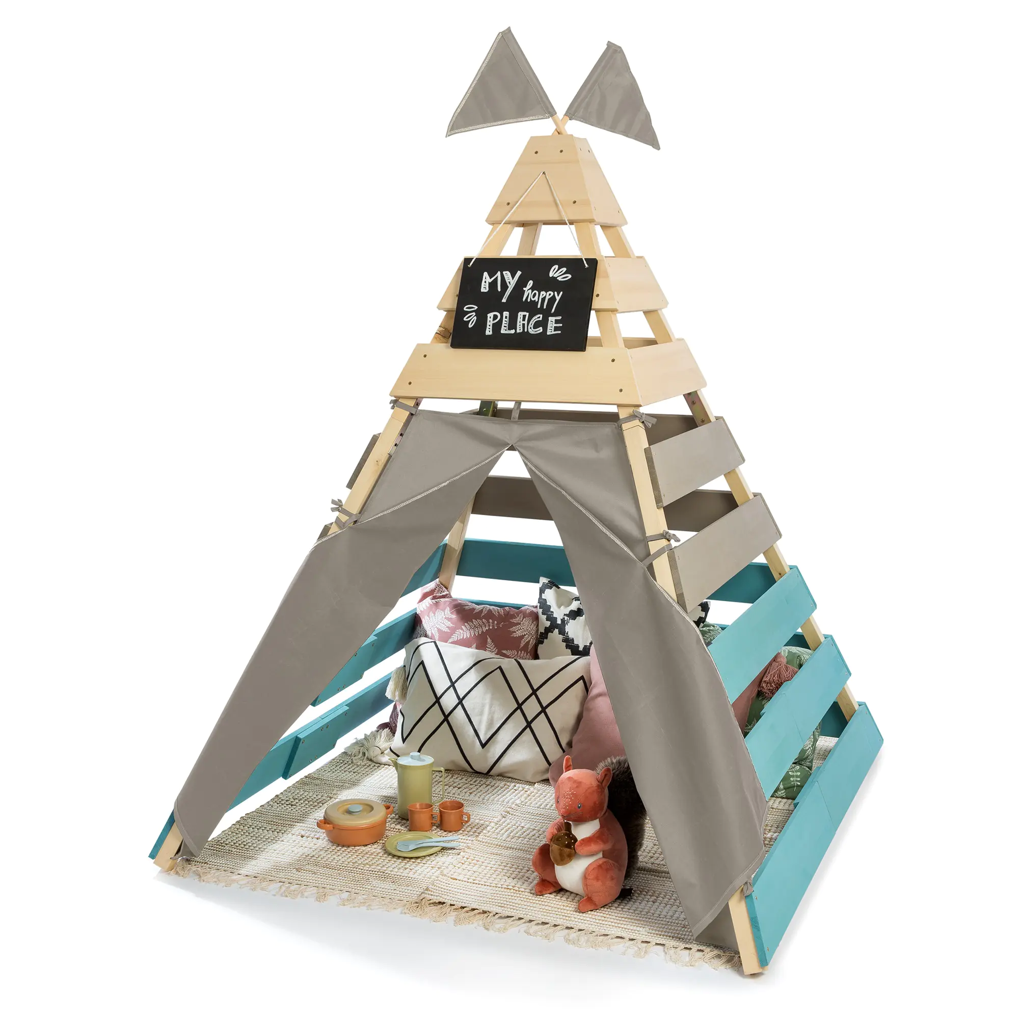 Muddy Buddy Outdoor Tipi Dreamer 135 x 135 x 170 cm Muddy Buddy Outdoor Tipi Dreamer 135 x 135 x 170 cm