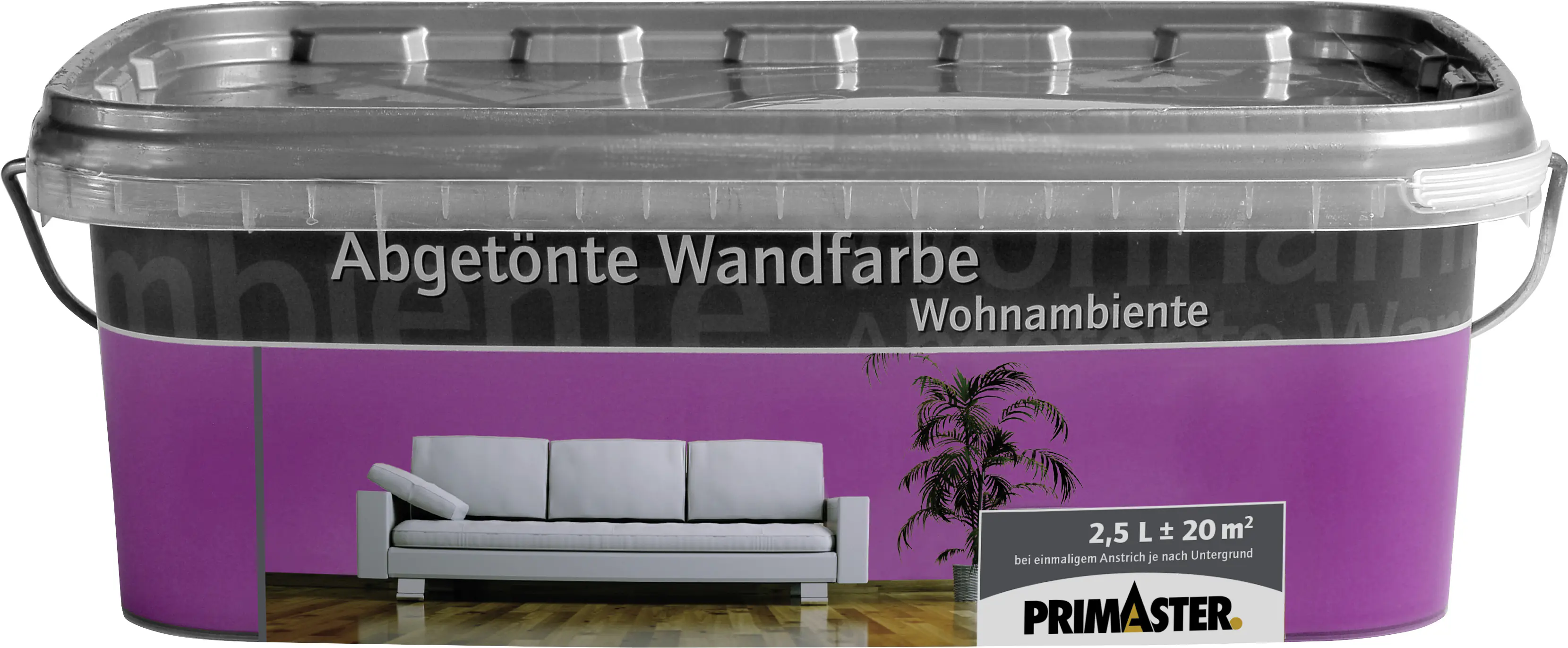 Primaster Wandfarbe Wohnambiente 2,5 L lila Primaster Wandfarbe Wohnambiente 2,5 L lila