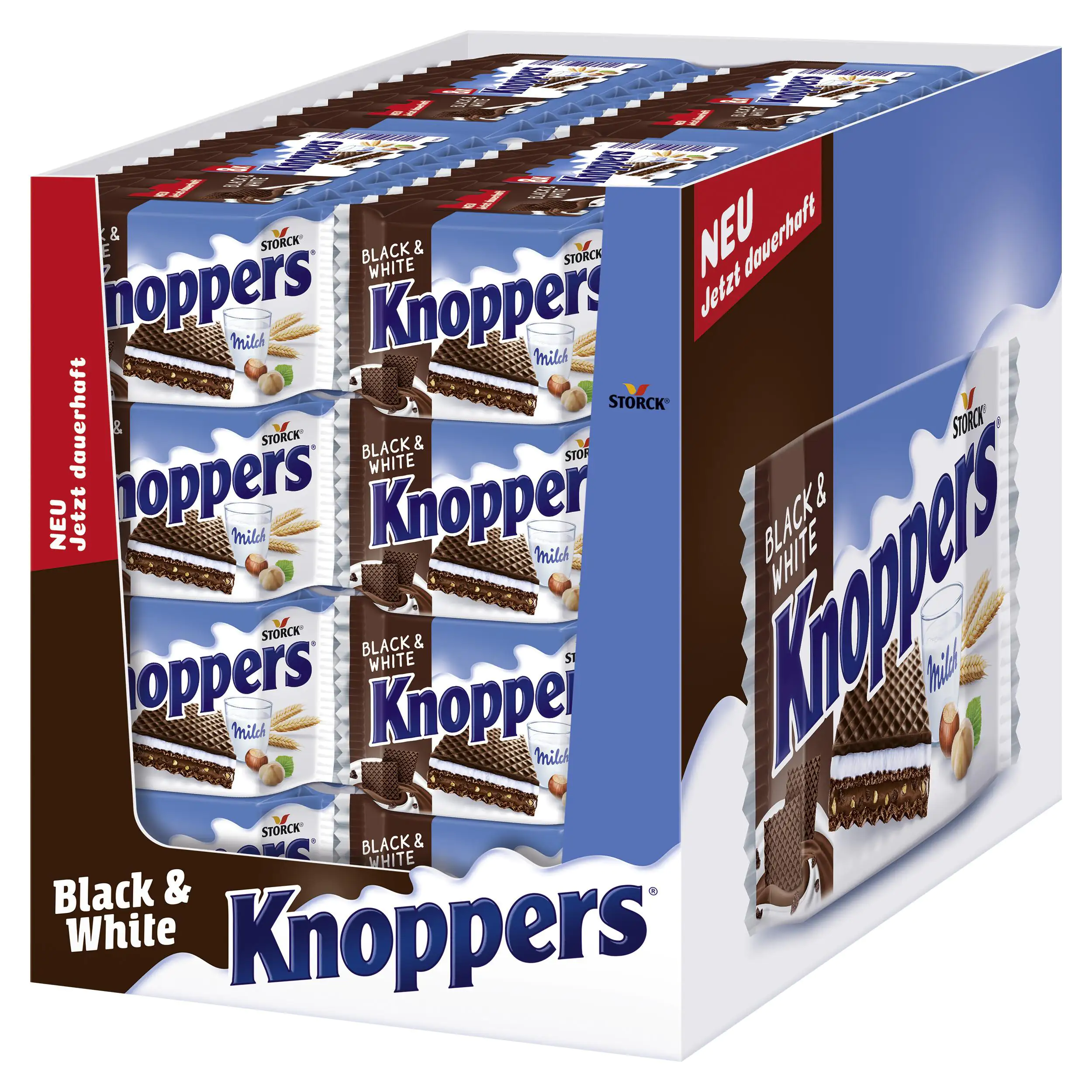 Knoppers Schnitte Black and White 24x 200 g
