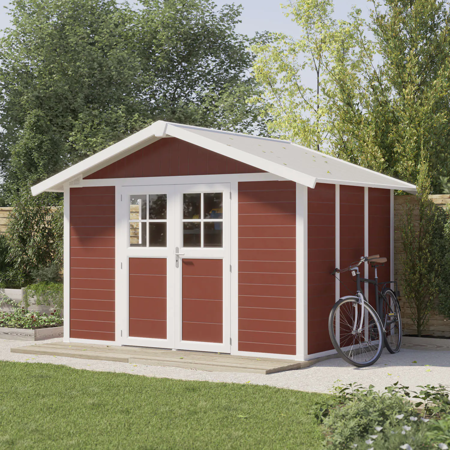 Grosfillex Gartenhaus Deco H 7,5 370 x 298 cm (inkl. Dachüberstand) Grosfillex Gartenhaus Deco H 7,5 370 x 298 cm (inkl. Dachüberstand)