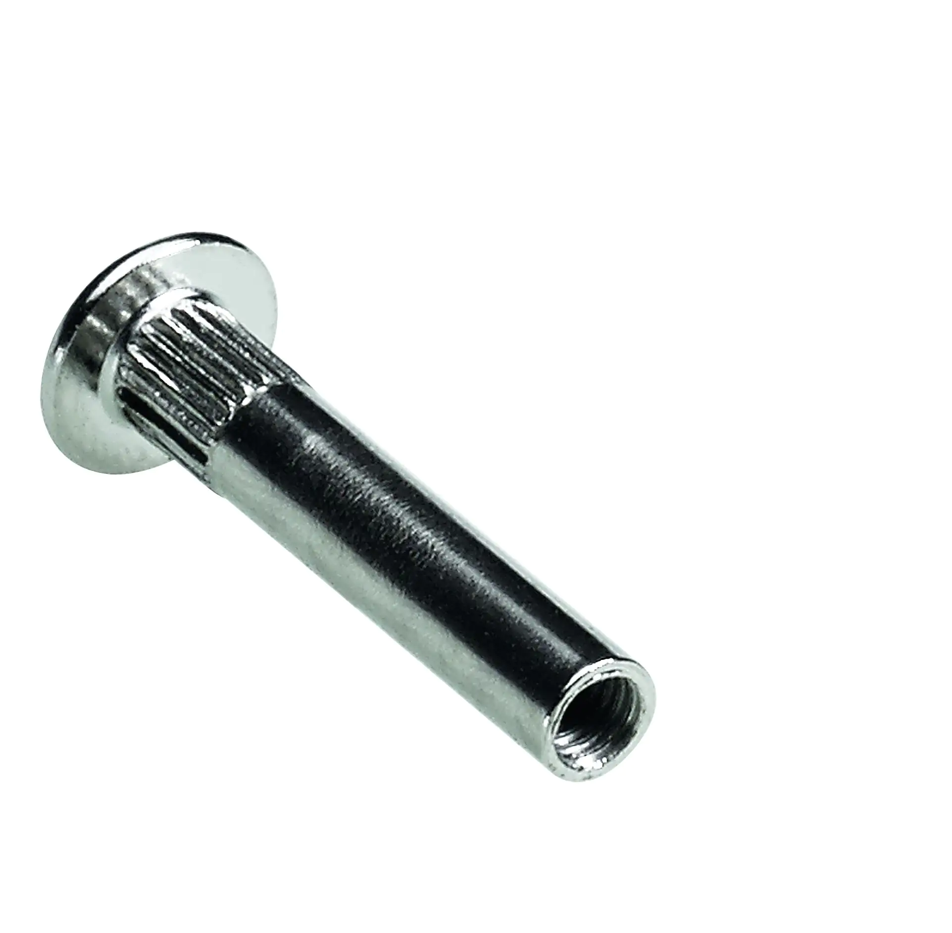 2077631437503 Hettich Hülse für Verbindungsschraube Stahl, vernickelt, Ø5 mm, 1 Stück
