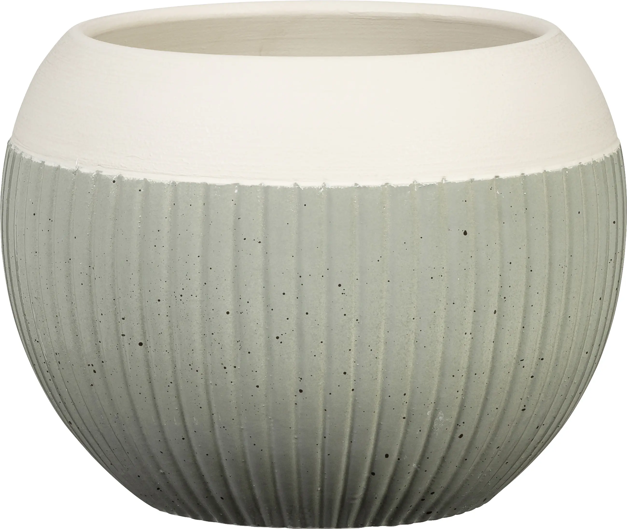 Scheurich Übertopf Serie Verde 719 Keramik grün-beige Ø 15 x 14 cm 