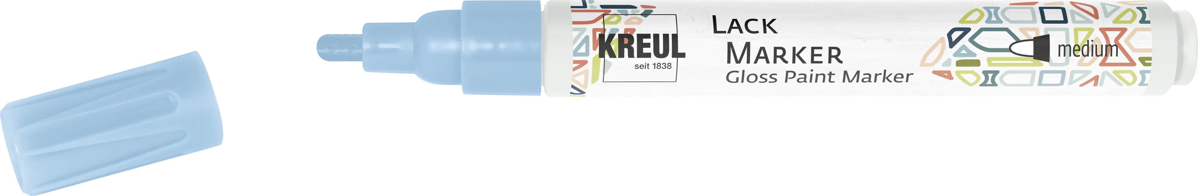 Kreul Lack Marker medium hellblau, 2 - 4 mm Kreul Lack Marker medium hellblau, 2 - 4 mm