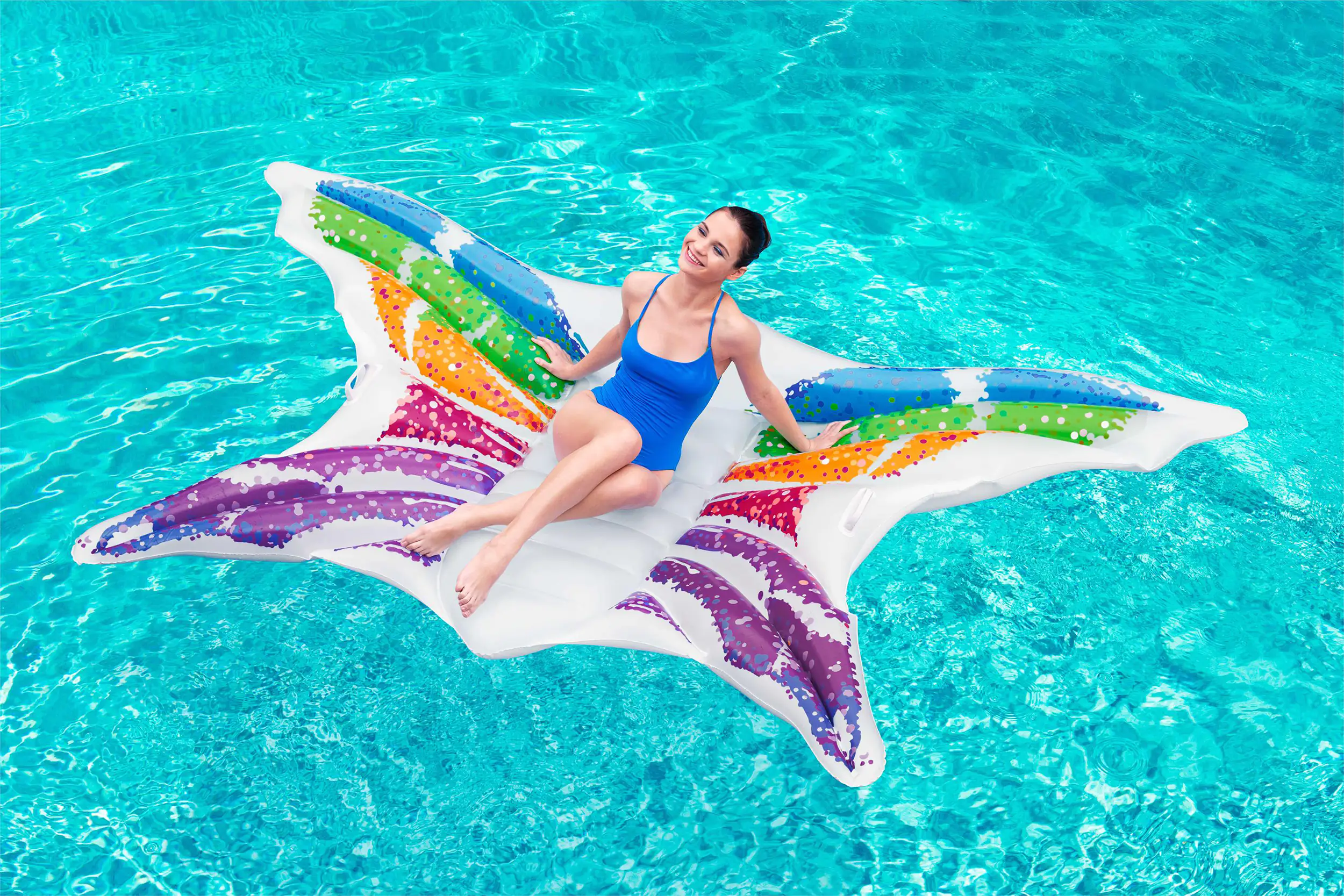 Bestway Badeinsel Schmetterling 294 x 193 cm Bestway Badeinsel Schmetterling 294 x 193 cm