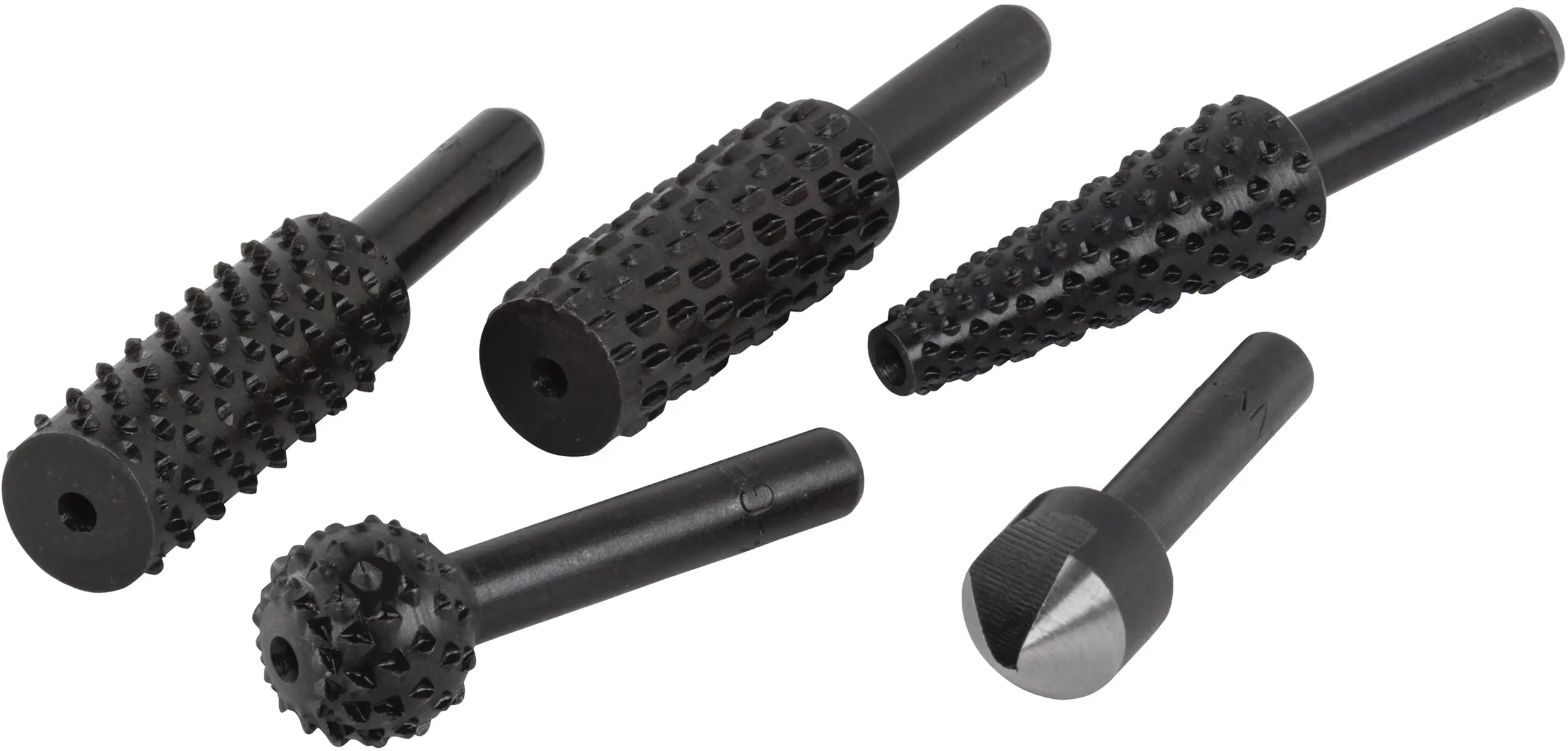 Wolfcraft Raspel-Senker-Set 5-teilig Rundschaft