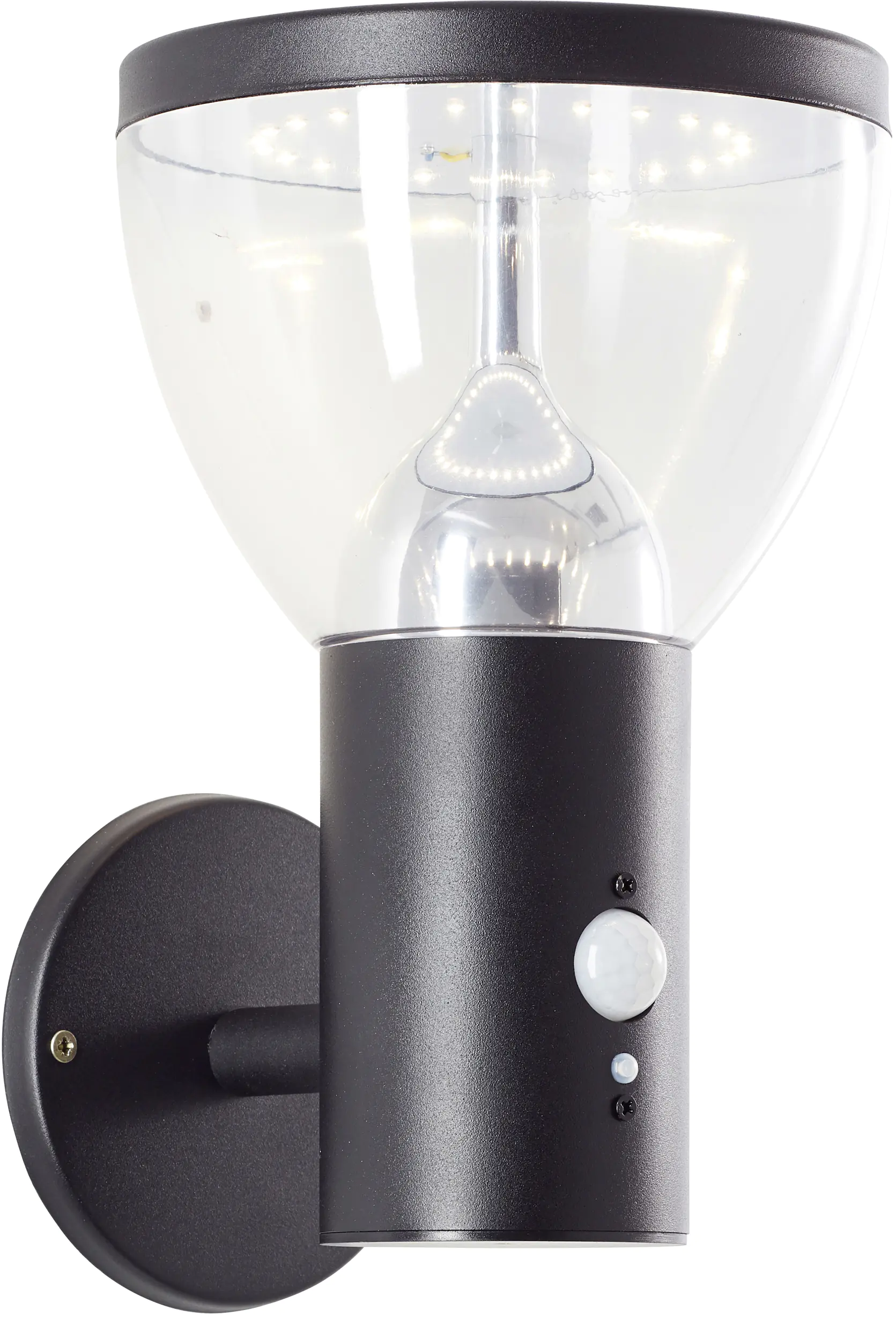 Brilliant Solar-Außenwandleuchte Tulip 3W warmweiß Bewegungsmelder Brilliant Solar-Außenwandleuchte Tulip 3W warmweiß Bewegungsmelder