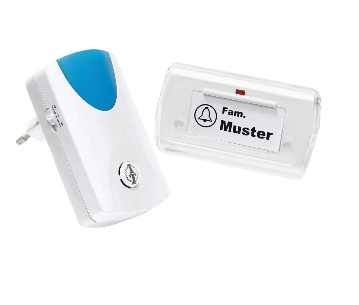 Intertechno Funk-Gong-Set Saphir mit Ton & Lichtsignal