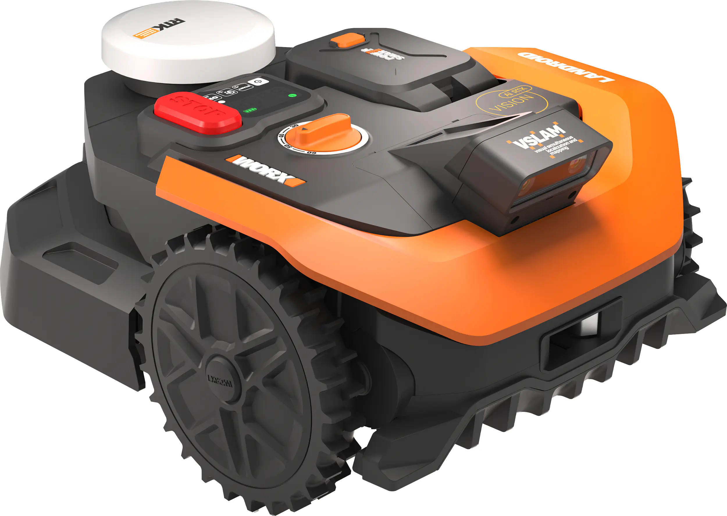 Worx Mähroboter M650 Landroid Vision Cloud - 18 cm Schnittbreite 650 m² inkl. Garage