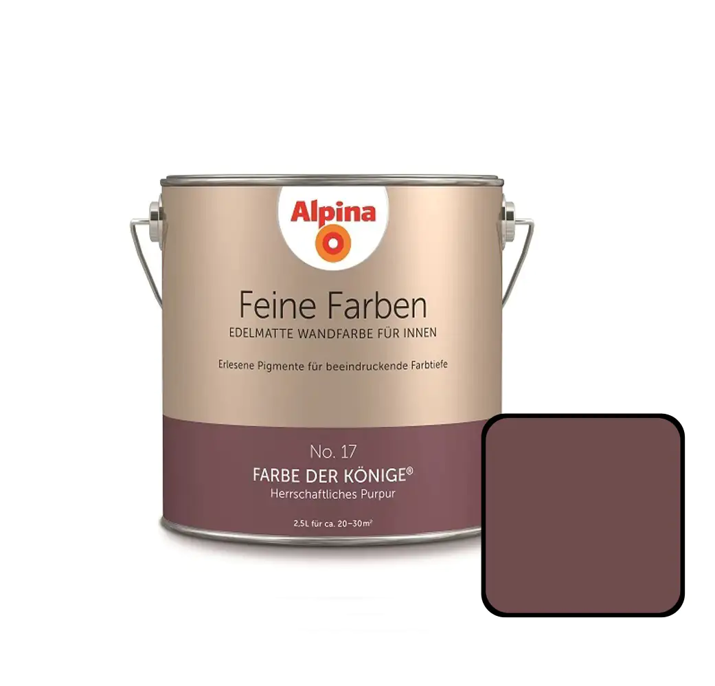 Alpina Feine Farben No. 17 Farbe der Könige 2,5 L herrschaftliches purpur  edelmatt kaufen