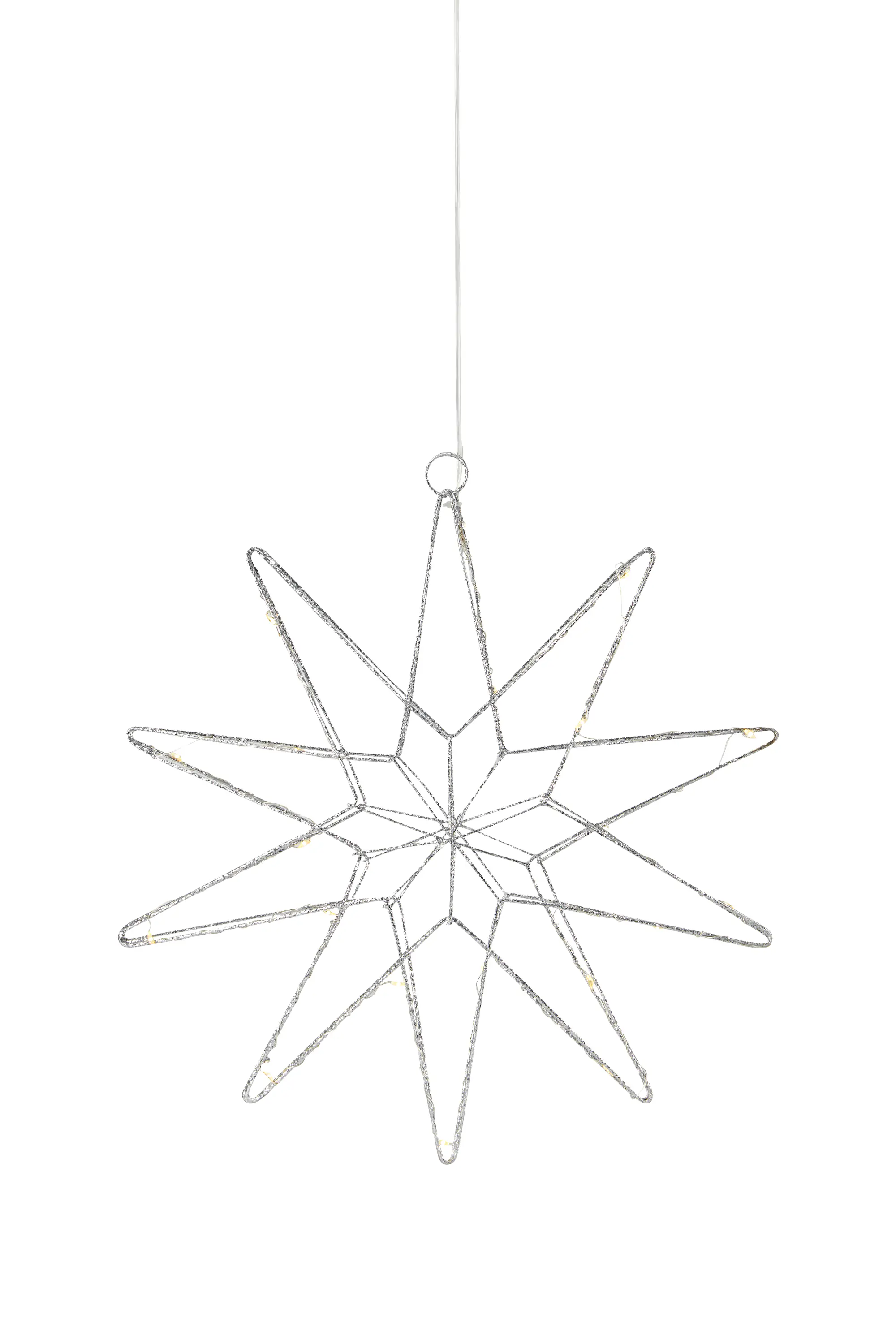 Markslöjd LED Hängestern Gleam Eisen Ø 30 cm silber