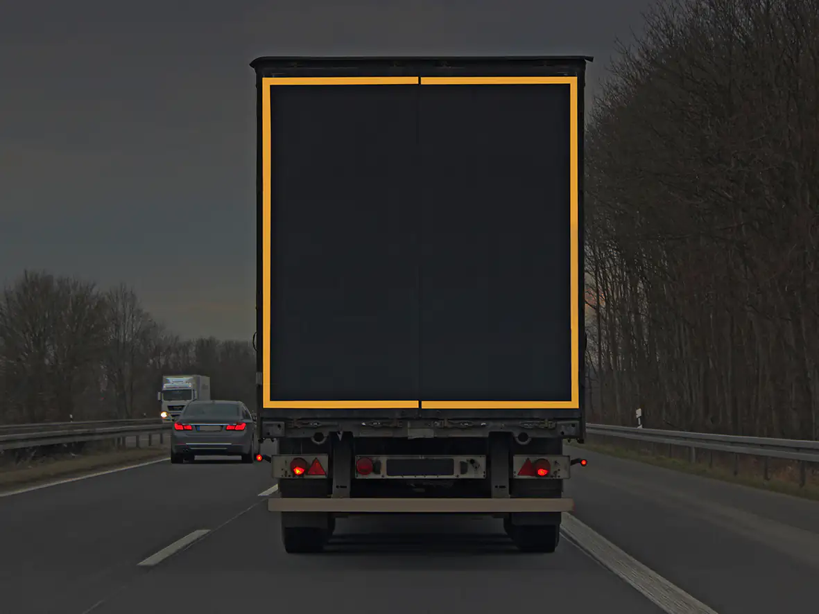 LAS Reflektorband 55mm gelb selbstklebend 2 m