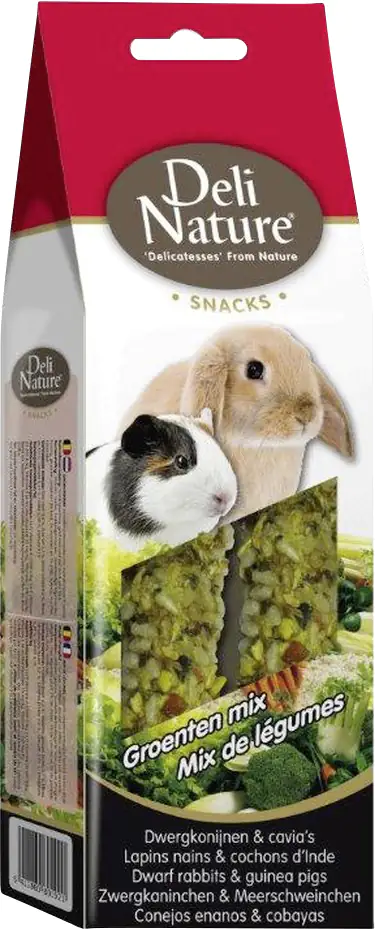 Deli Nature Gemüse Stick für Zwergkaninchen 80 g