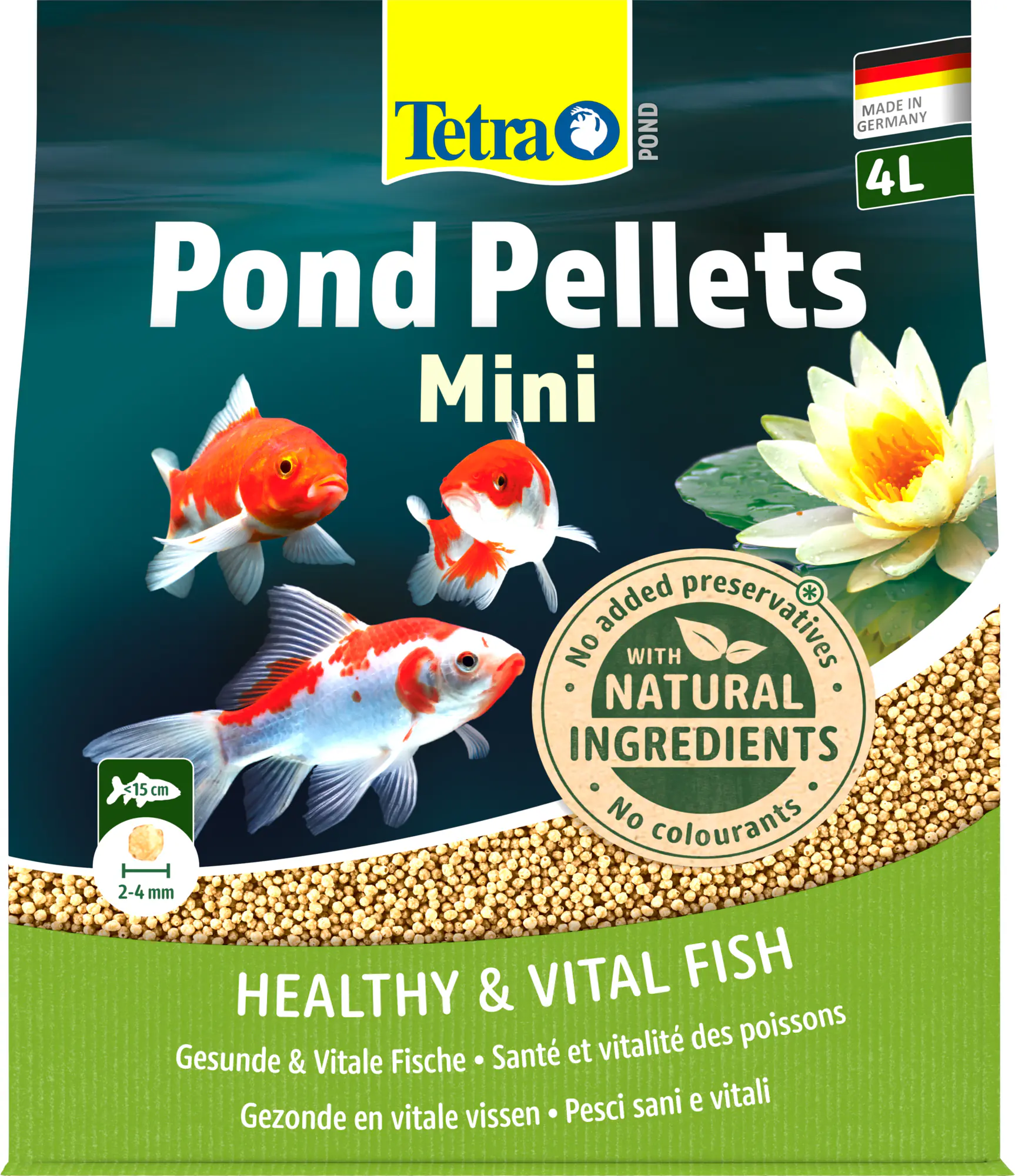 Tetra Teichfutter Pond Pellets Mini 4 l