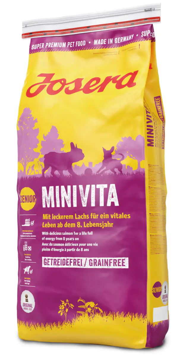 Josera Minivita Hundetrockenfutter Adult Mini 900 g Geflügel